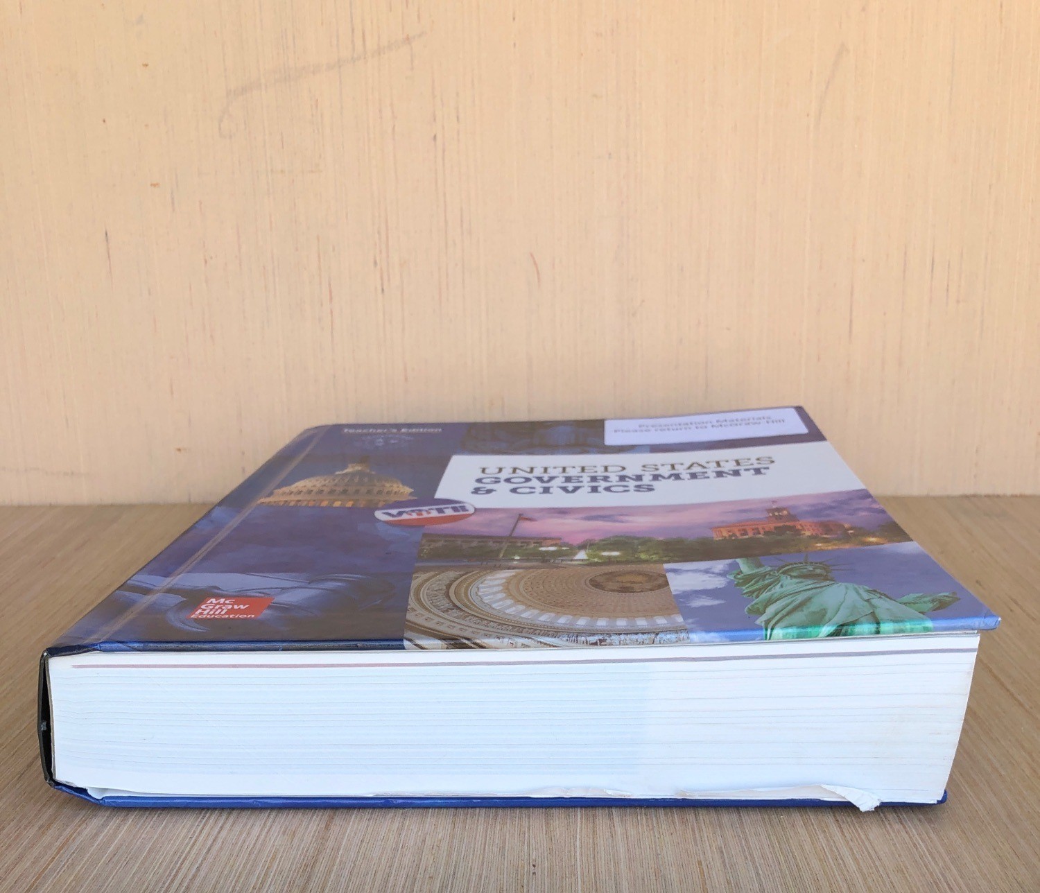 United States Government & Civics Teachers Edition Hardcover By McGraw Hill Educ