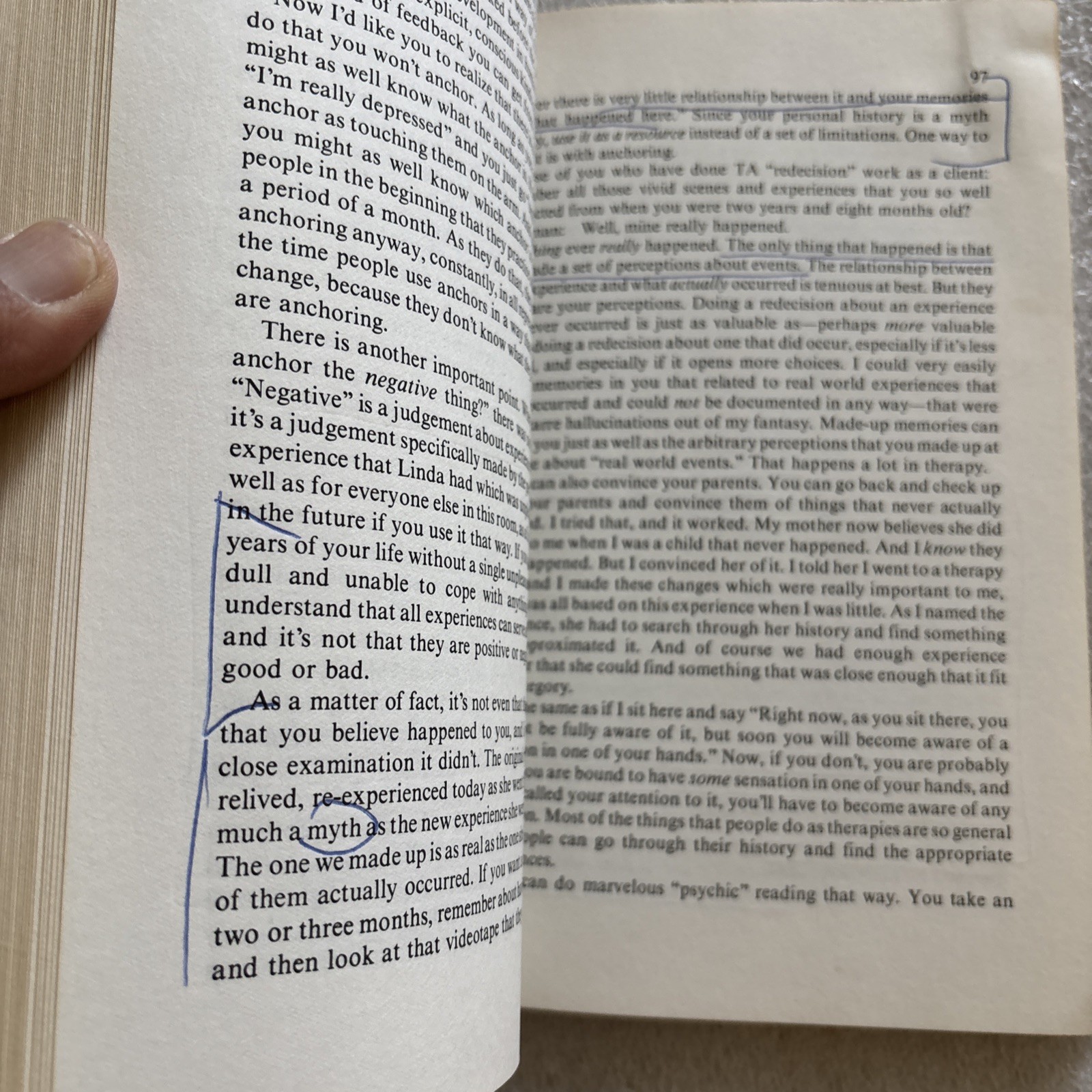 Frogs into Princes: Neuro Linguistic Programming (lots of underlining)