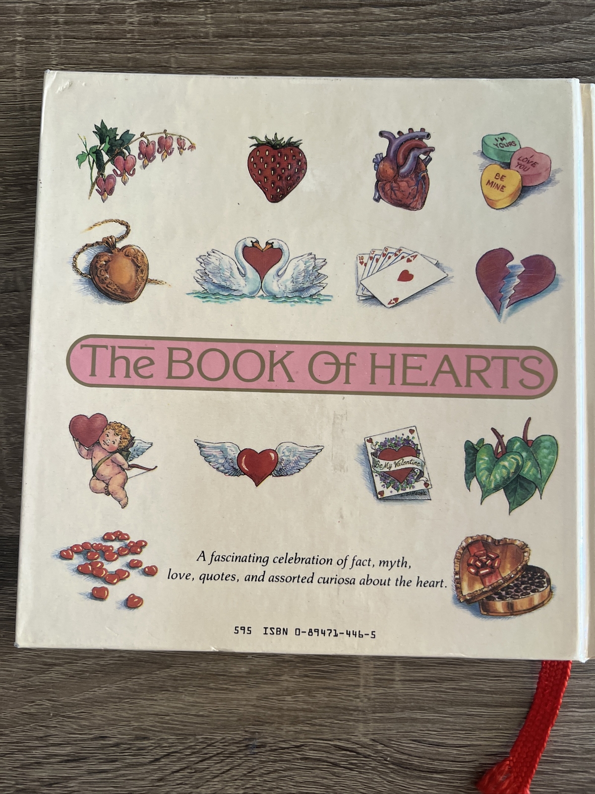 Book of Hearts by Running Press Hardback Book 1978 3rd Print