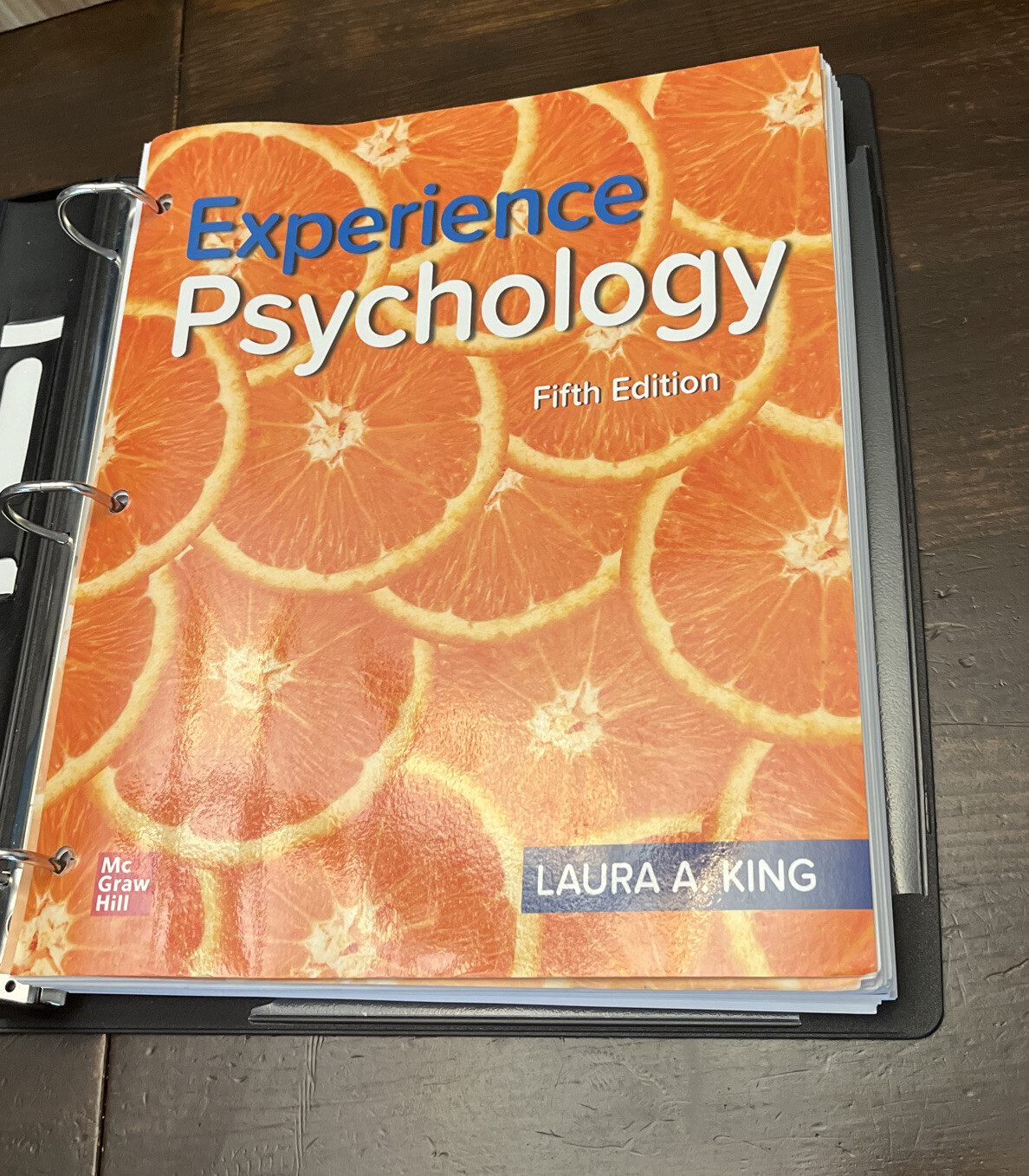 Loose Leaf Experience Psychology by Laura A. King (2021, Ringbound)