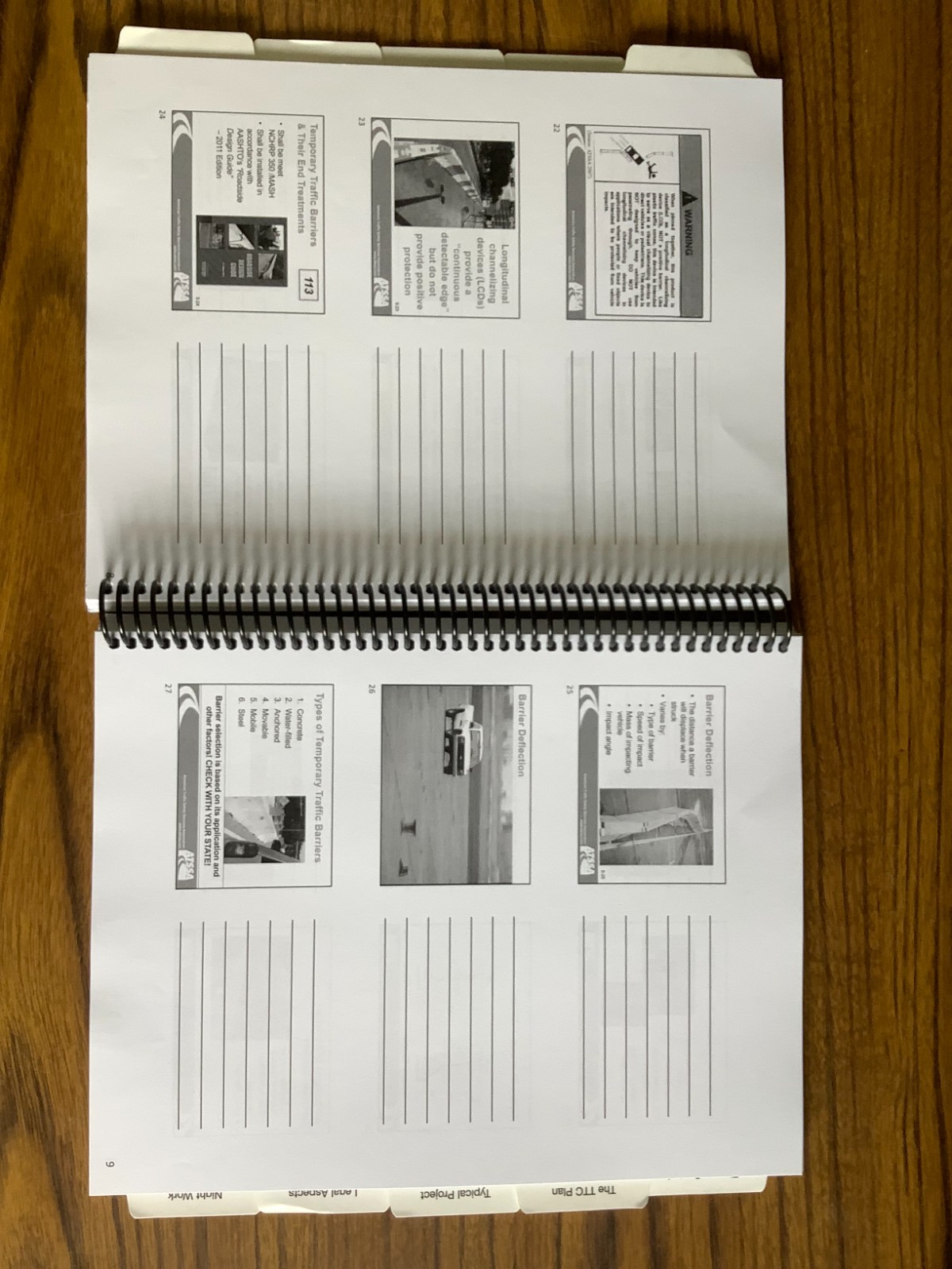 Louisiana Traffic Control Supervisor Certification Course Spiral Book VGOOD