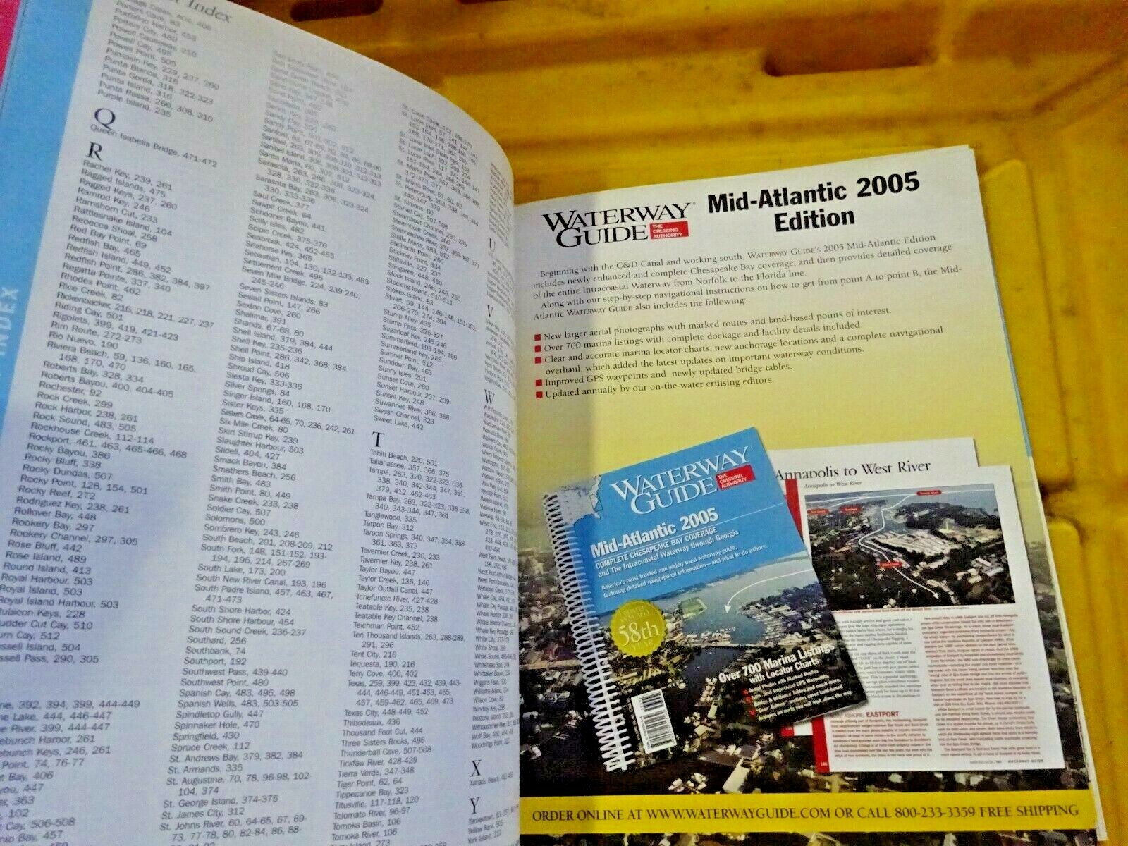 WATERWAY GUIDE SOUTHERN 2005: FLORIDA, GULF OF MEXICO AND By Gary Reich
