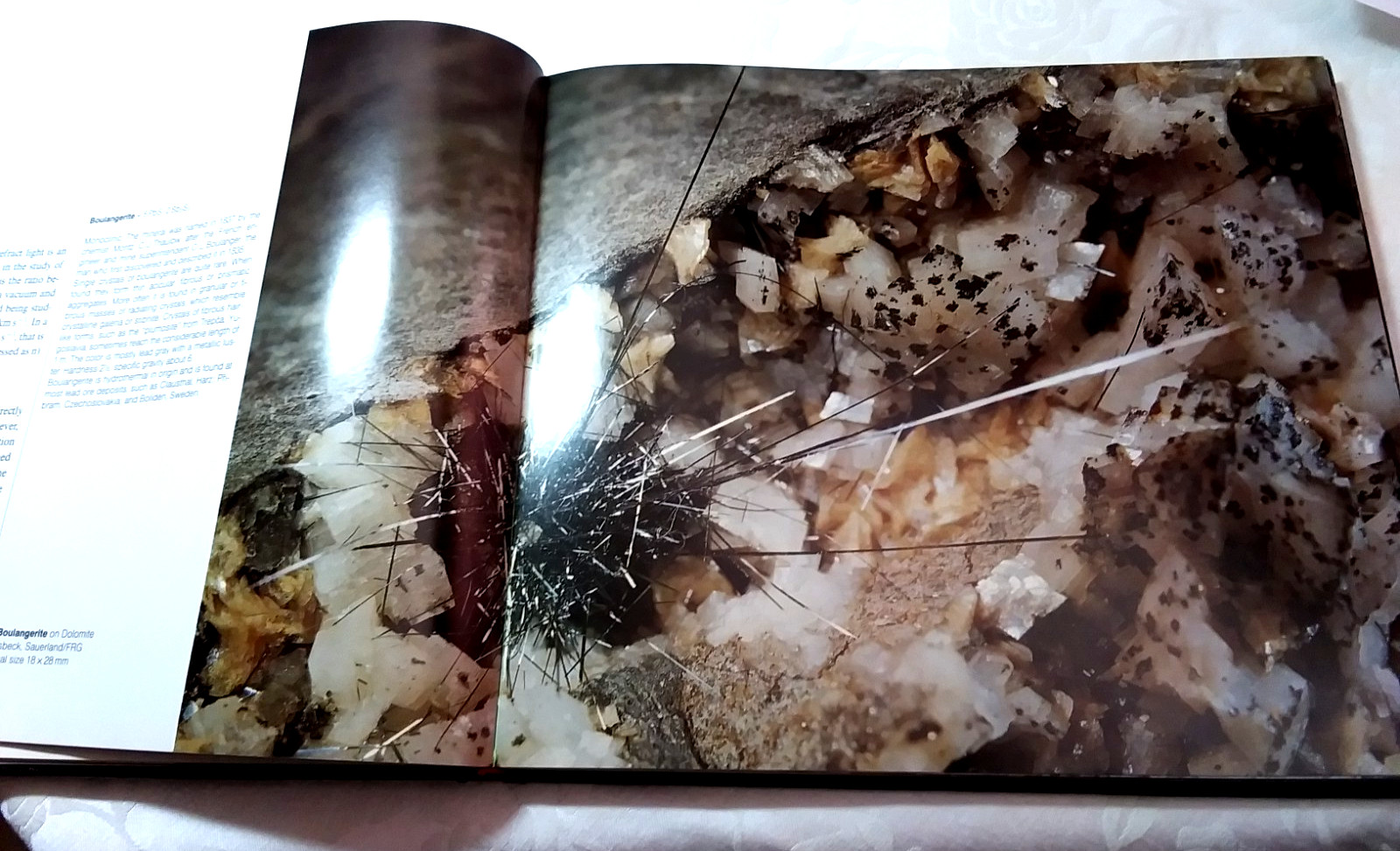 Rock identification book The Magic of Minerals 110 photos color large 196 pgs hb