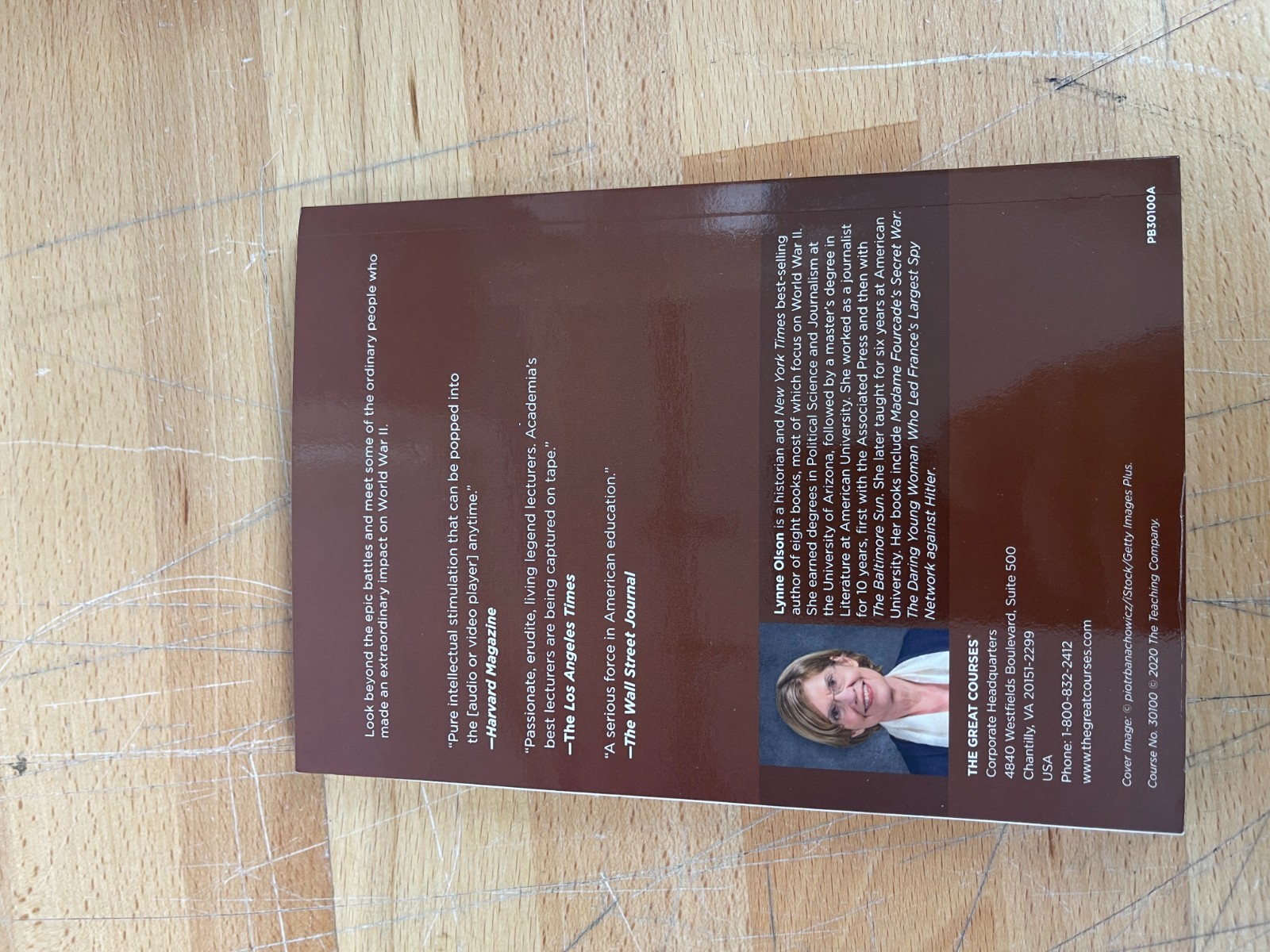 The Great Courses Unsung Heroes of WWII Europe Guidebook + Sealed Transcript Set