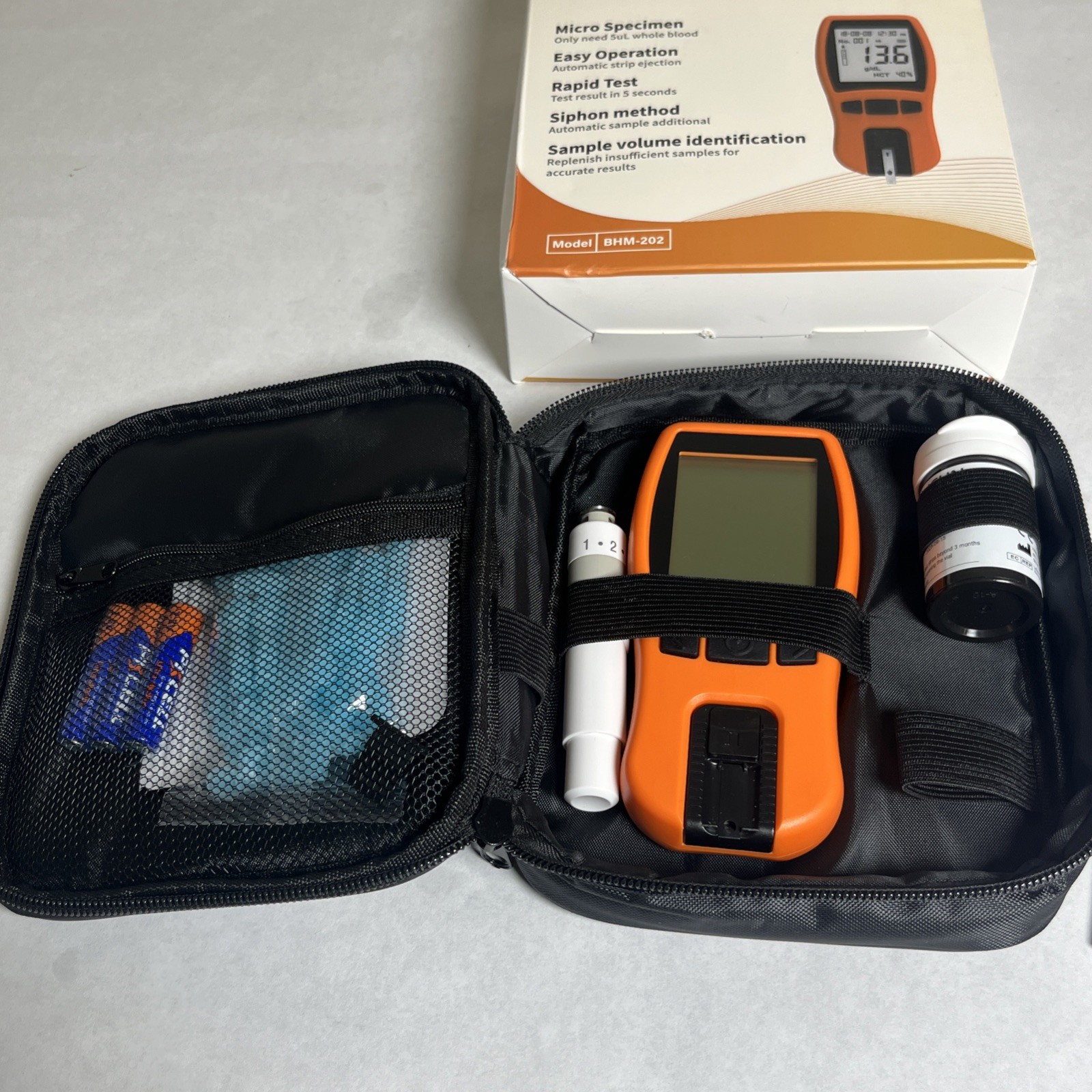 HOMEDSUN HSBHM202 Siphon Method Hemoglobin Analyzer Fast HB Testing Kit
