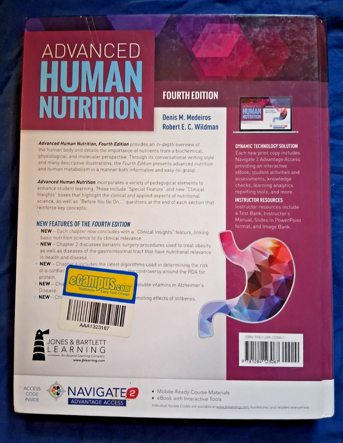 Advanced Human Nutrition 4th Ed by Robert E. C. Wildman and Denis M. Medeiros