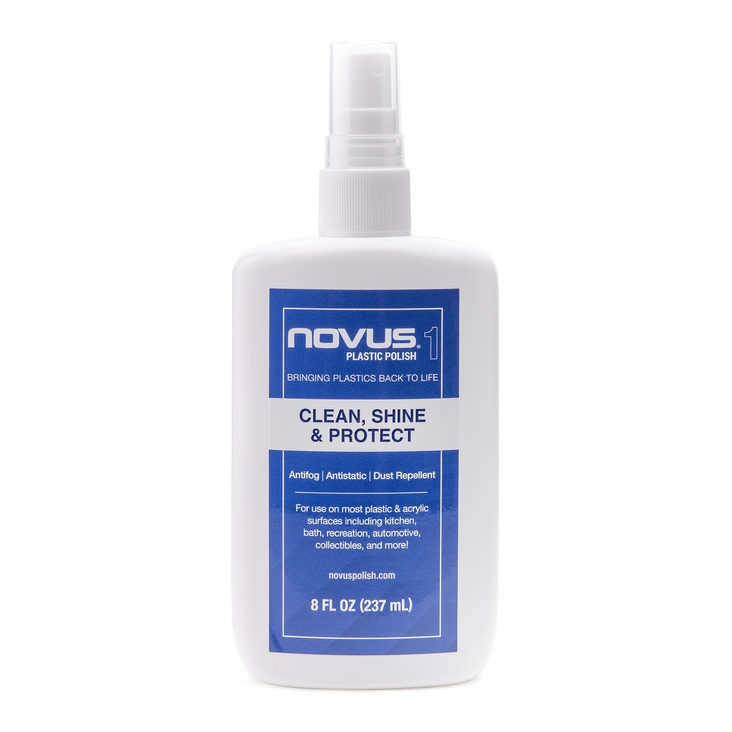 7020 Plastic Clean Shine #1 Scratch Remover Polish Protection 8 Oz Bottle