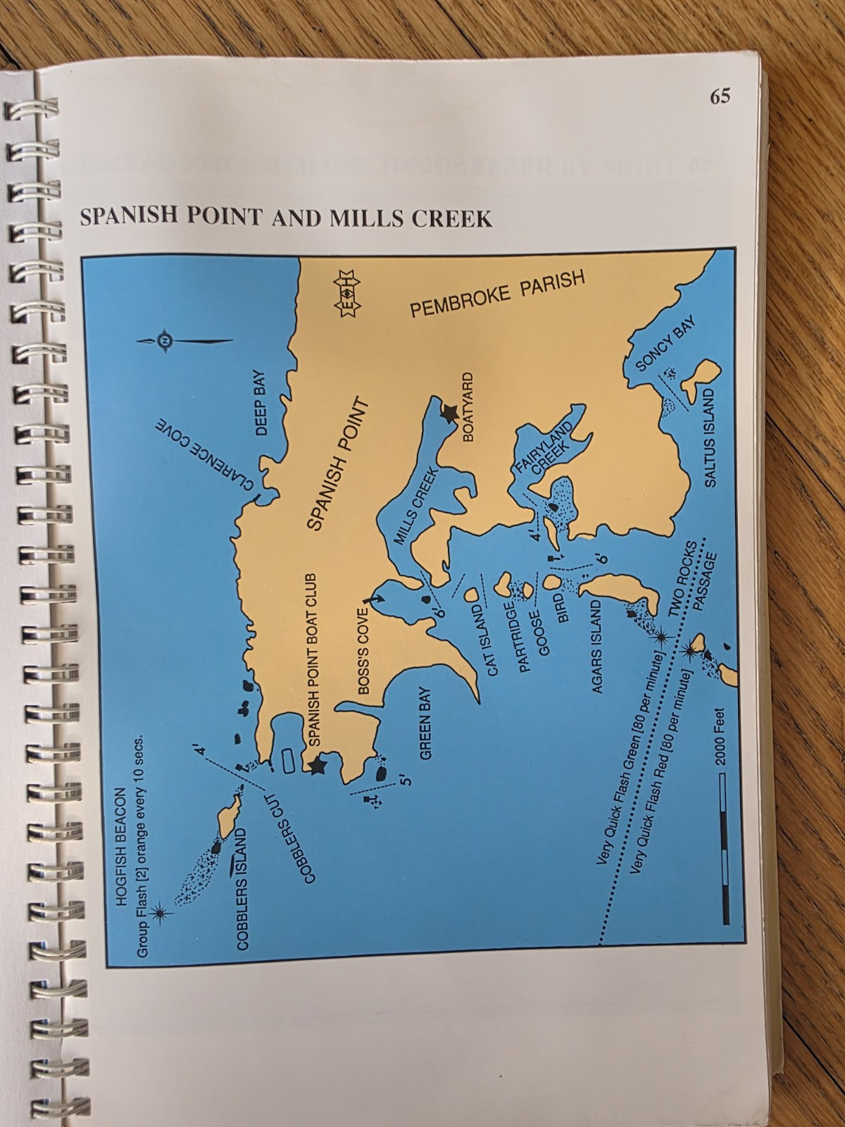 Yachting Guide to Bermuda Jane & Edward Harris Spiral Bound Book 144 pages