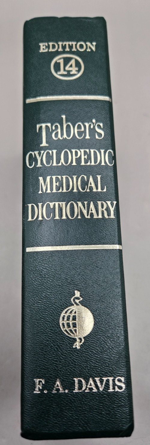 Taber’s Cyclopedic Medical Dictionary – Edition 14 (1981, Hardcover) Like New