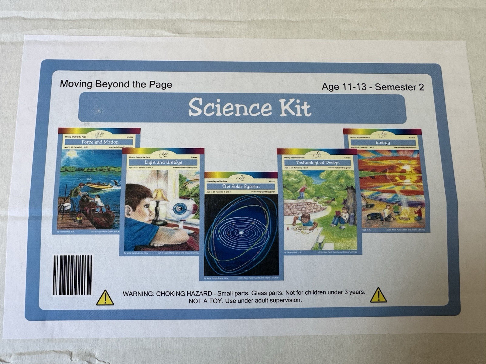 Moving Beyond the Pages ages 11-13 Science Semester 2