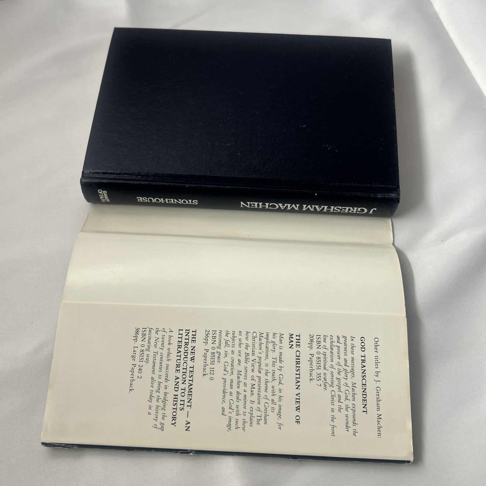 J. Gresham Machen : A Biographical Memoir by Ned B. Stonehouse HC/DJ Ex-Library