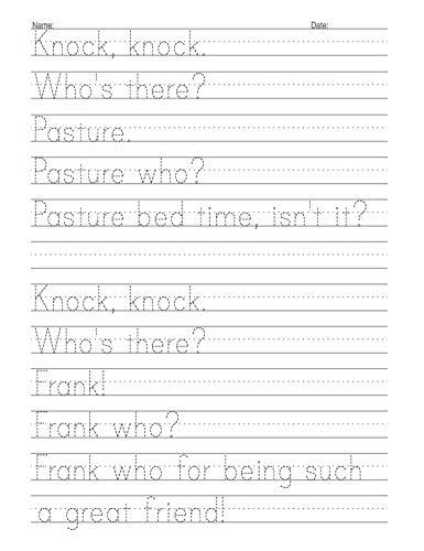 Handwriting Practice Book for Kids Ages 6-10 : Printing Workbook for Grades 1, 2