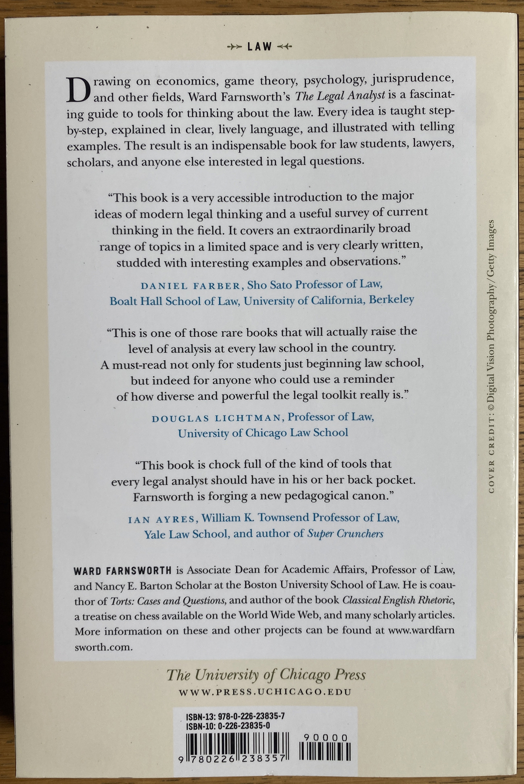 The Legal Analyst : A Toolkit for Thinking about the Law by Ward Farnsworth…