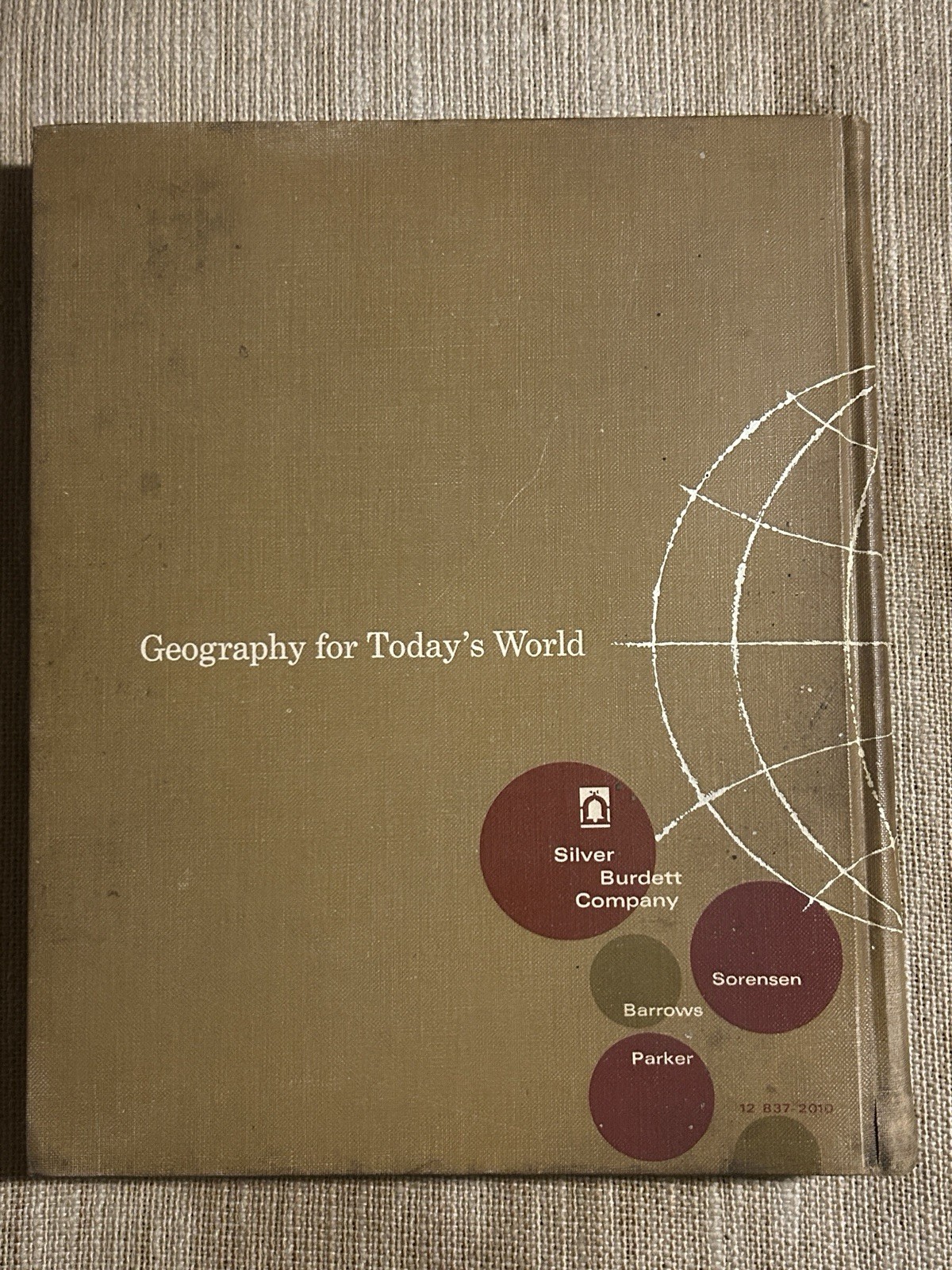Vintage World Geography Textbook ‘A World View’ 1968 Teacher’s Edition Hardcover