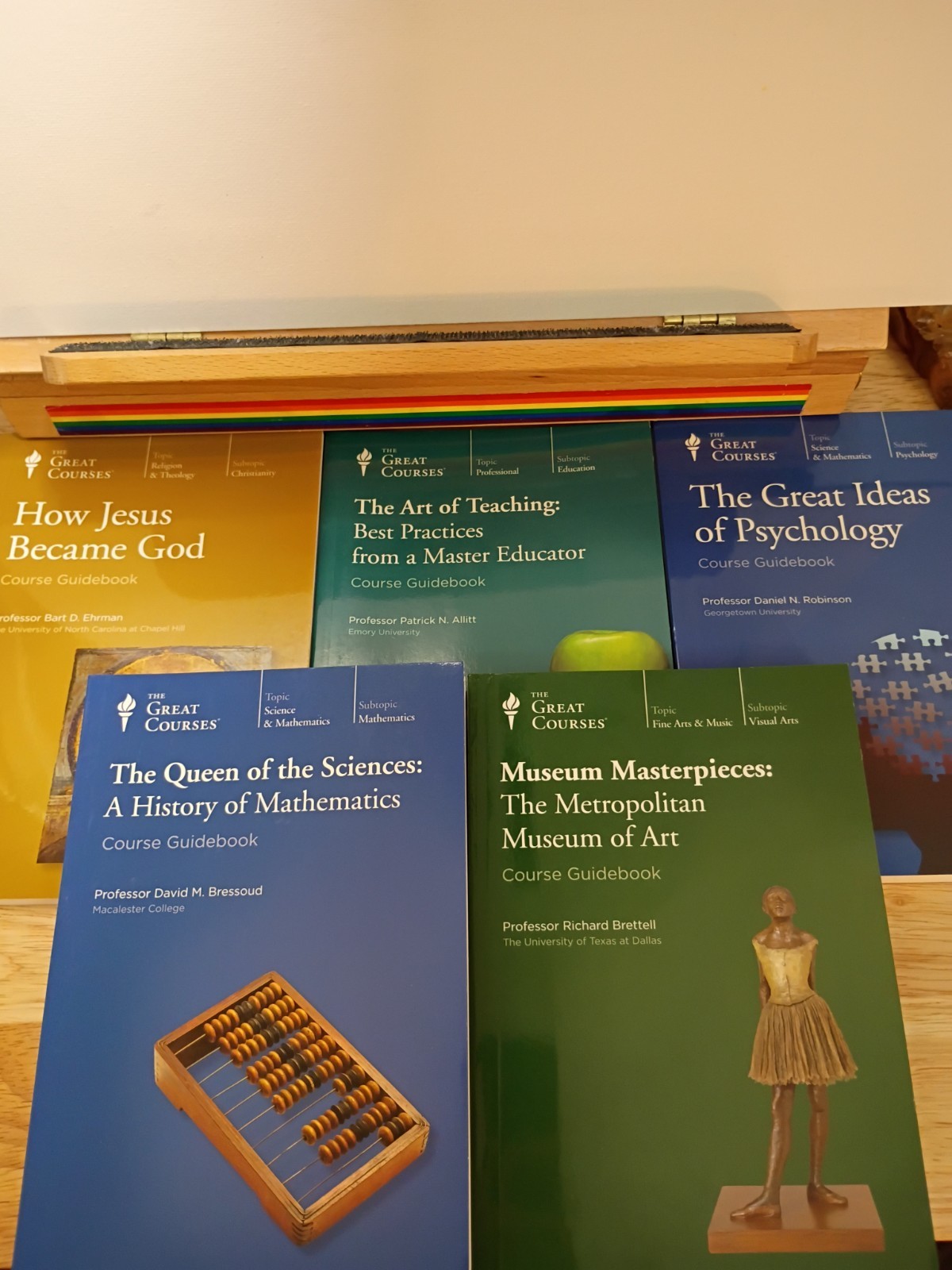 The Great Courses Guidebooks 5 Book Lot