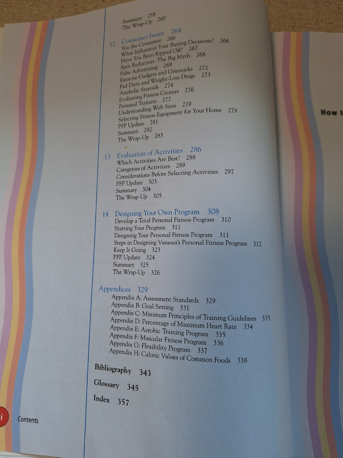 Physical Edu Personal Fitness Looking Good Feeling Good 5th edition textbook