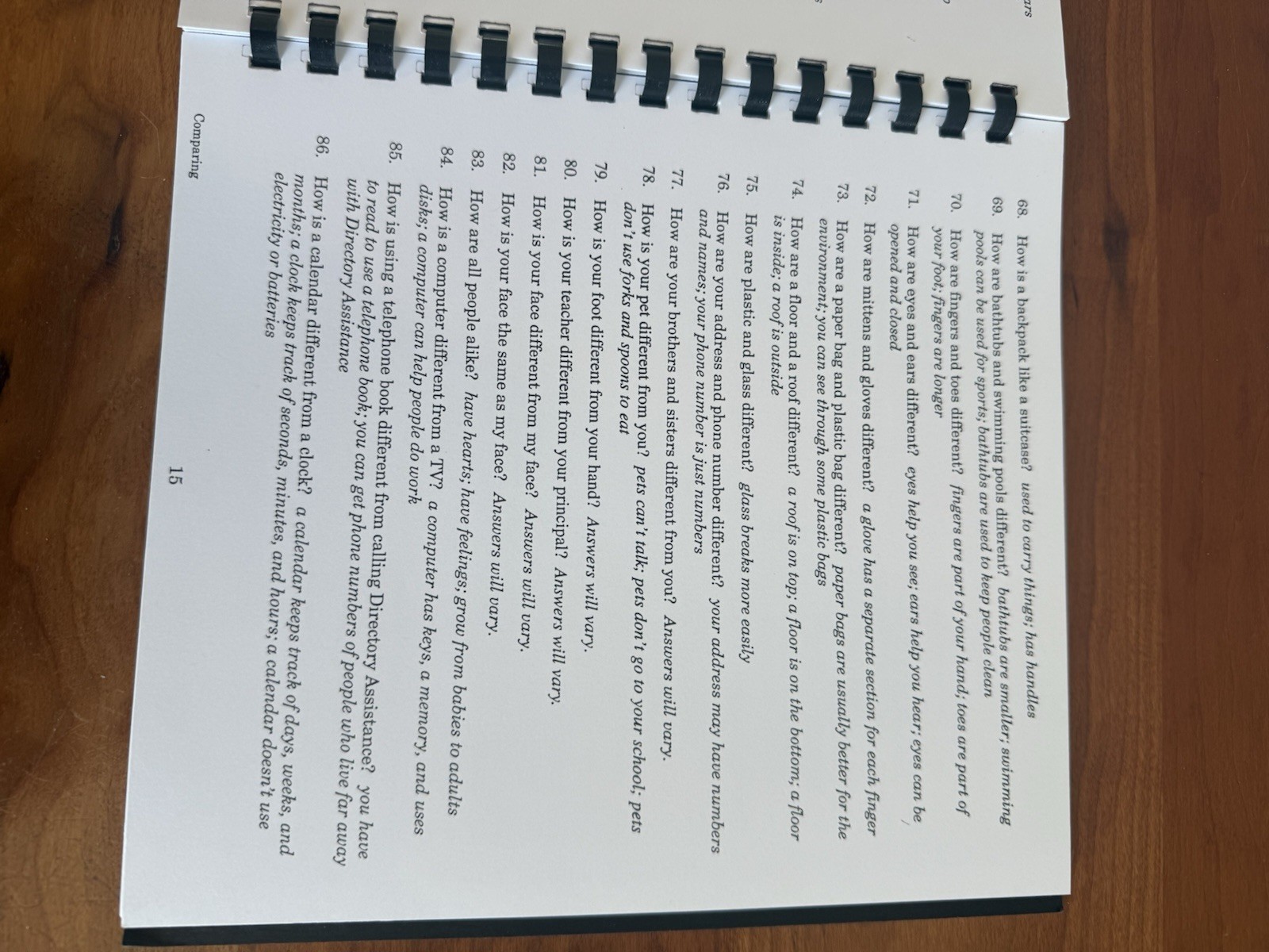Linguisystems MEER Game Questions 1 & 2 Questions for Expressive Reasoning
