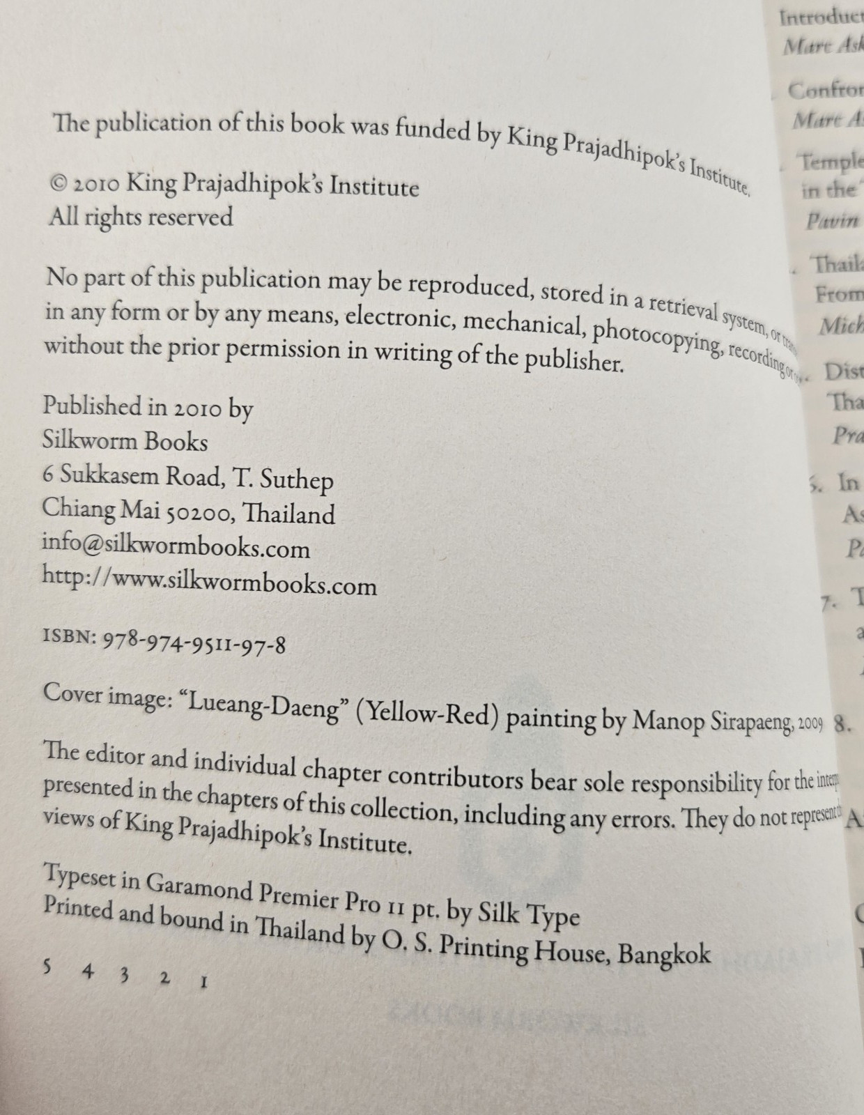 Legitimacy Crisis in Thailand by Marc Askew 2010 Paperback History Politics