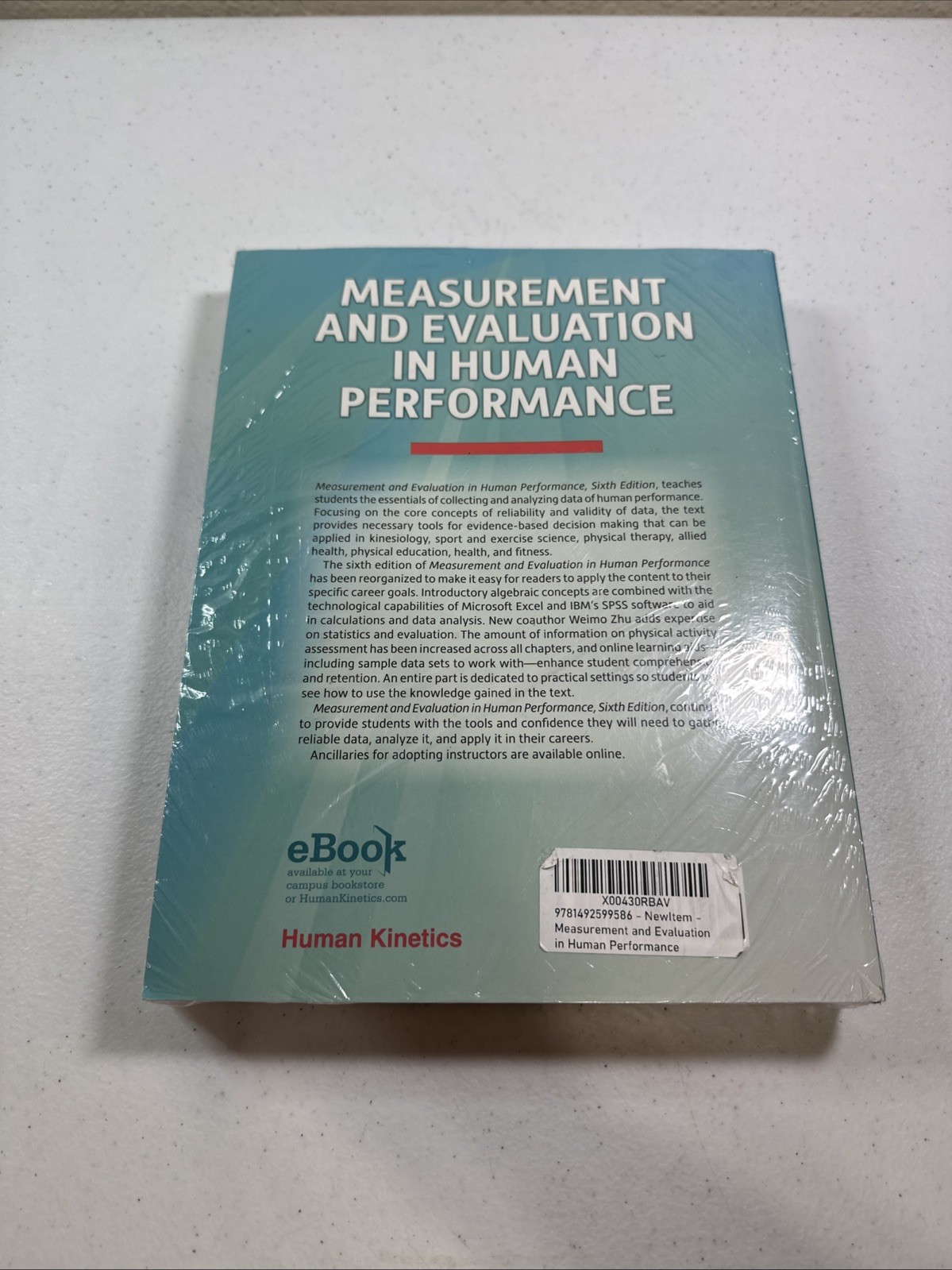 Measurement and Evaluation in Human Performance 6th Ed New James Morrow NEW
