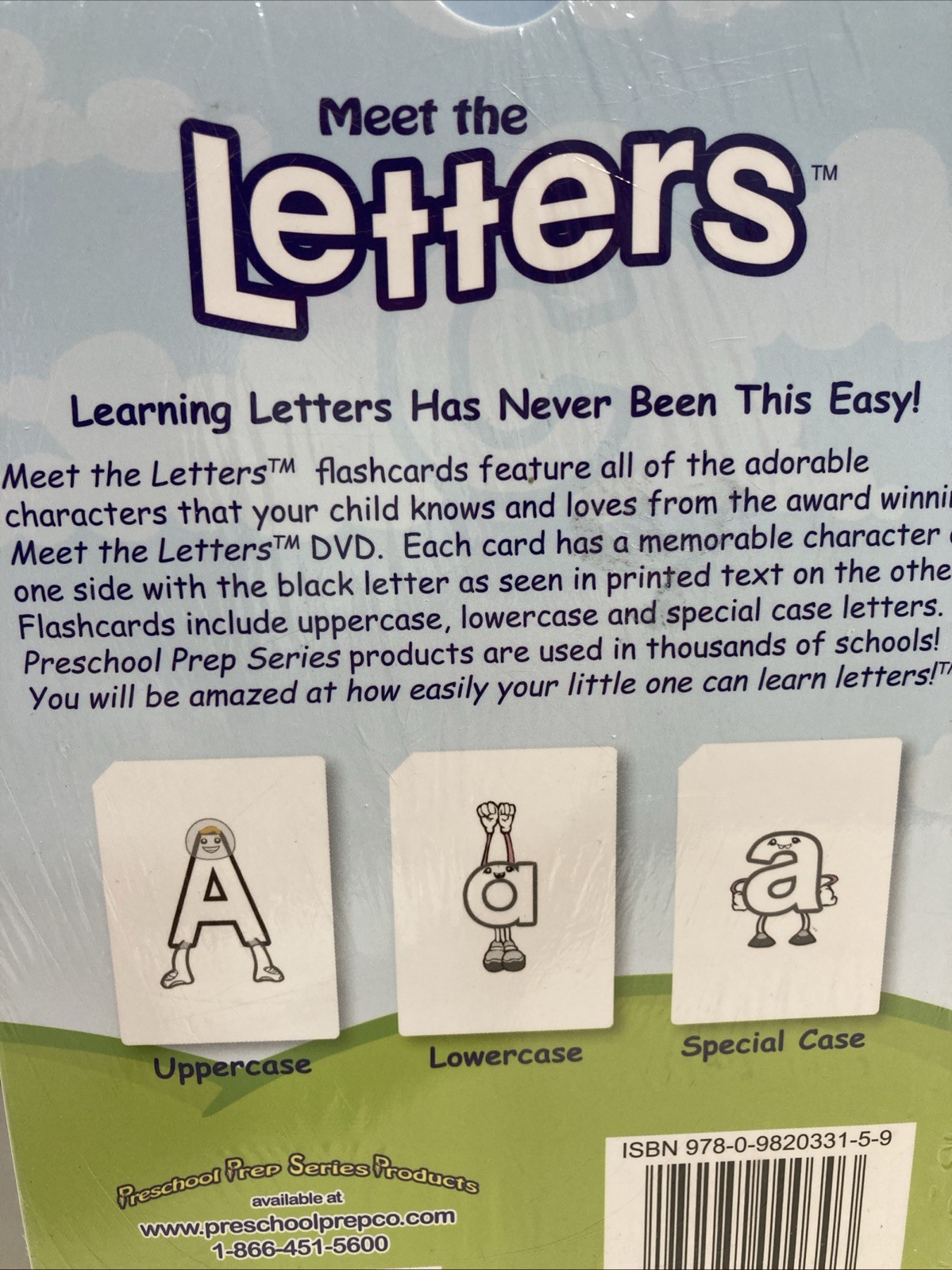 Preschool Prep Series Products Meet The Letters Flashcards New In Sealed Box B3