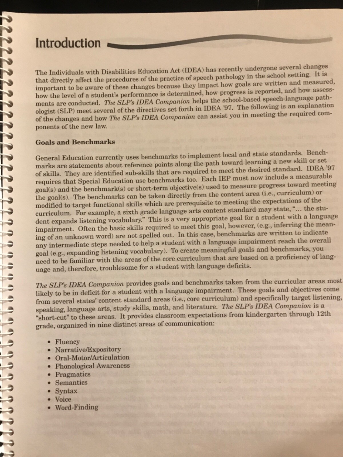 The SLP’s IDEA Companion Book LinguiSystems By Shaila Lucas