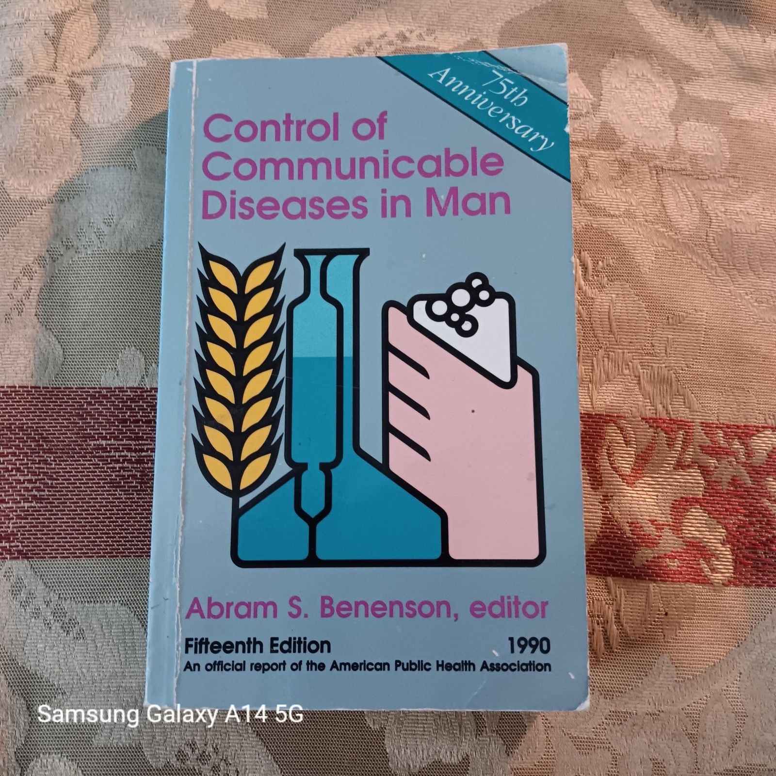 Control of Communicable Diseases in Man 15th Ed 1990 Abram Benenson APHA Book