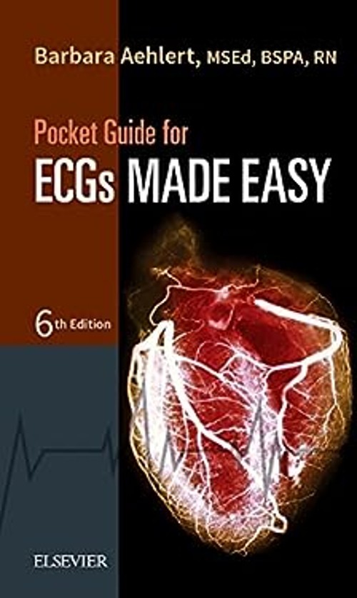 Pocket Guide for ECGs Made Easy Paperback Barbara J. Aehlert