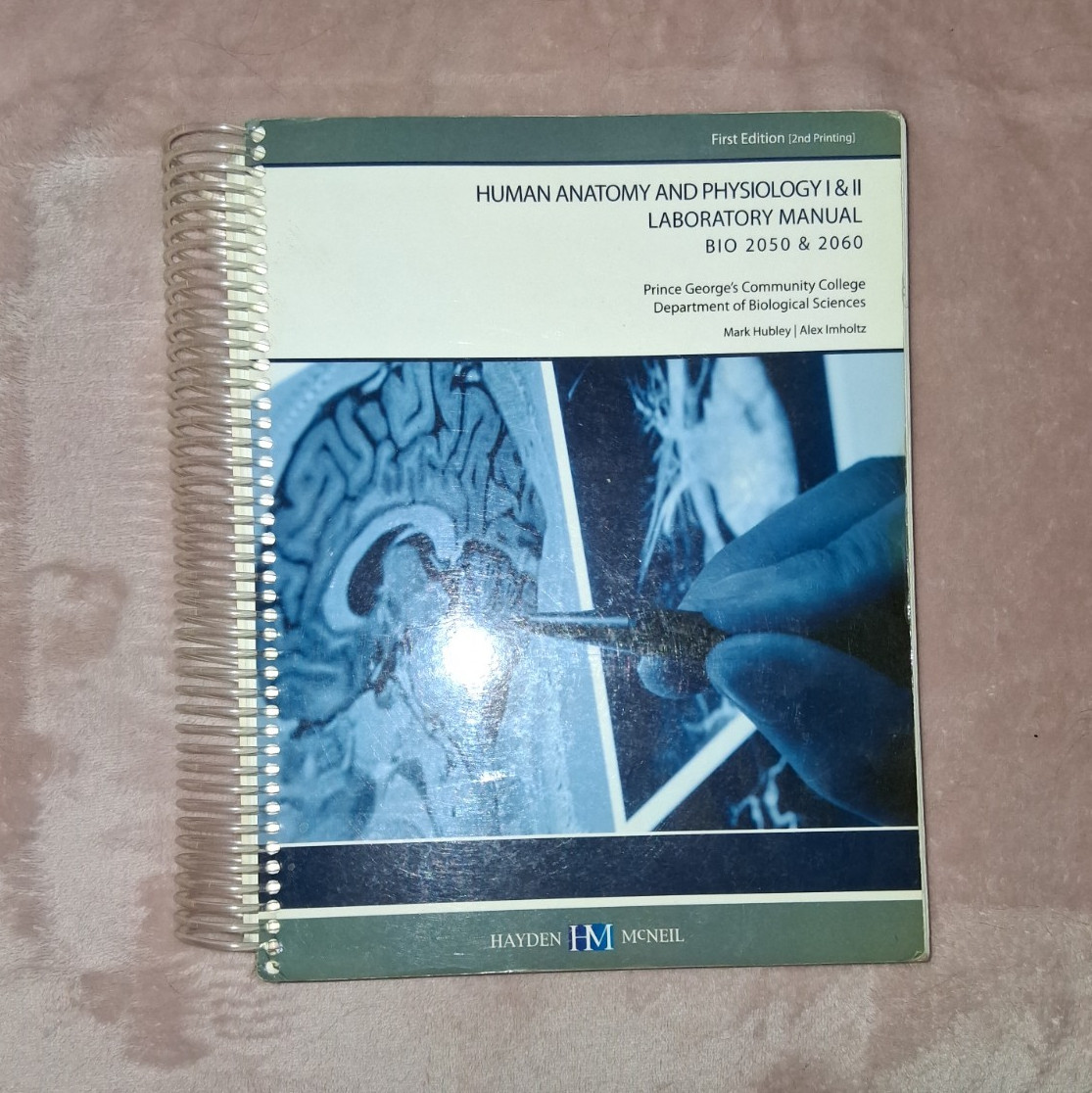Hayden McNeil Anatomy & Physiology I & II Lab Manual Spiral Bound Illustrated