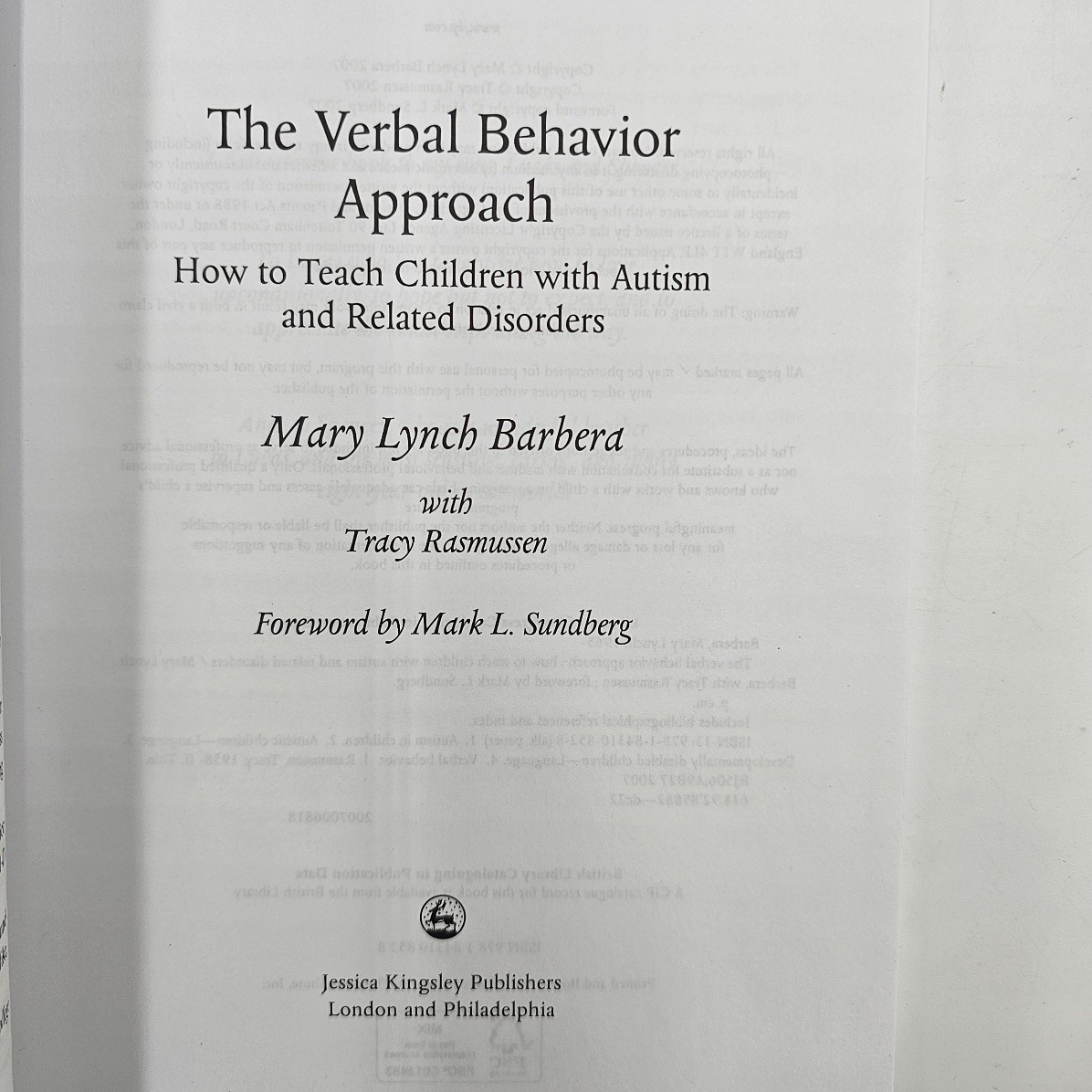 LIKE NEW The Verbal Behavior Approach by Dr. Mary Barbera | Autism ABA Guide