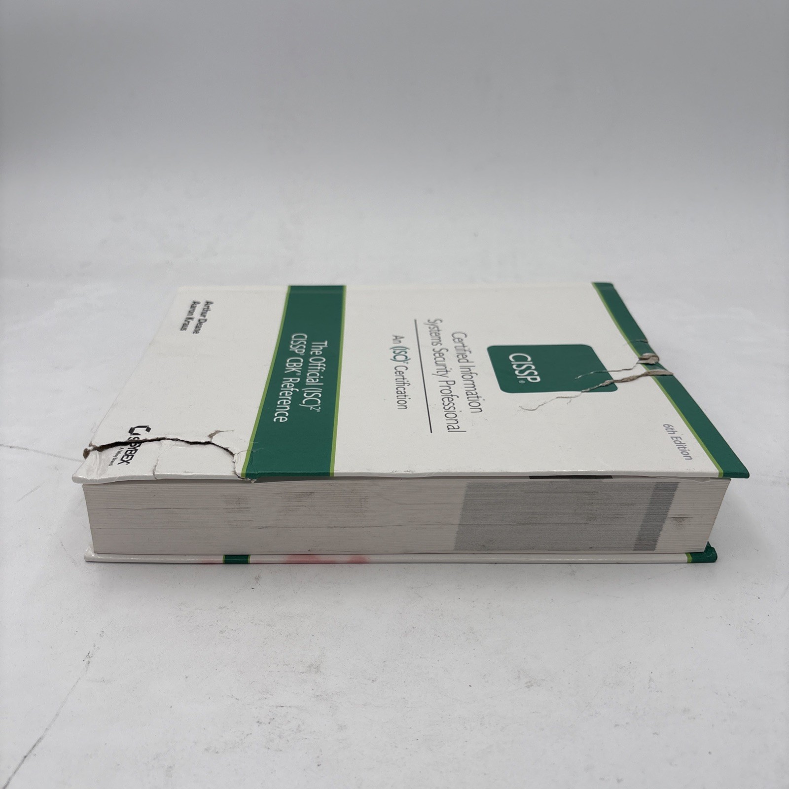 CISSP Official ISC2 CBK Reference 6th Edition Arthur Deane Hardcover I4-92