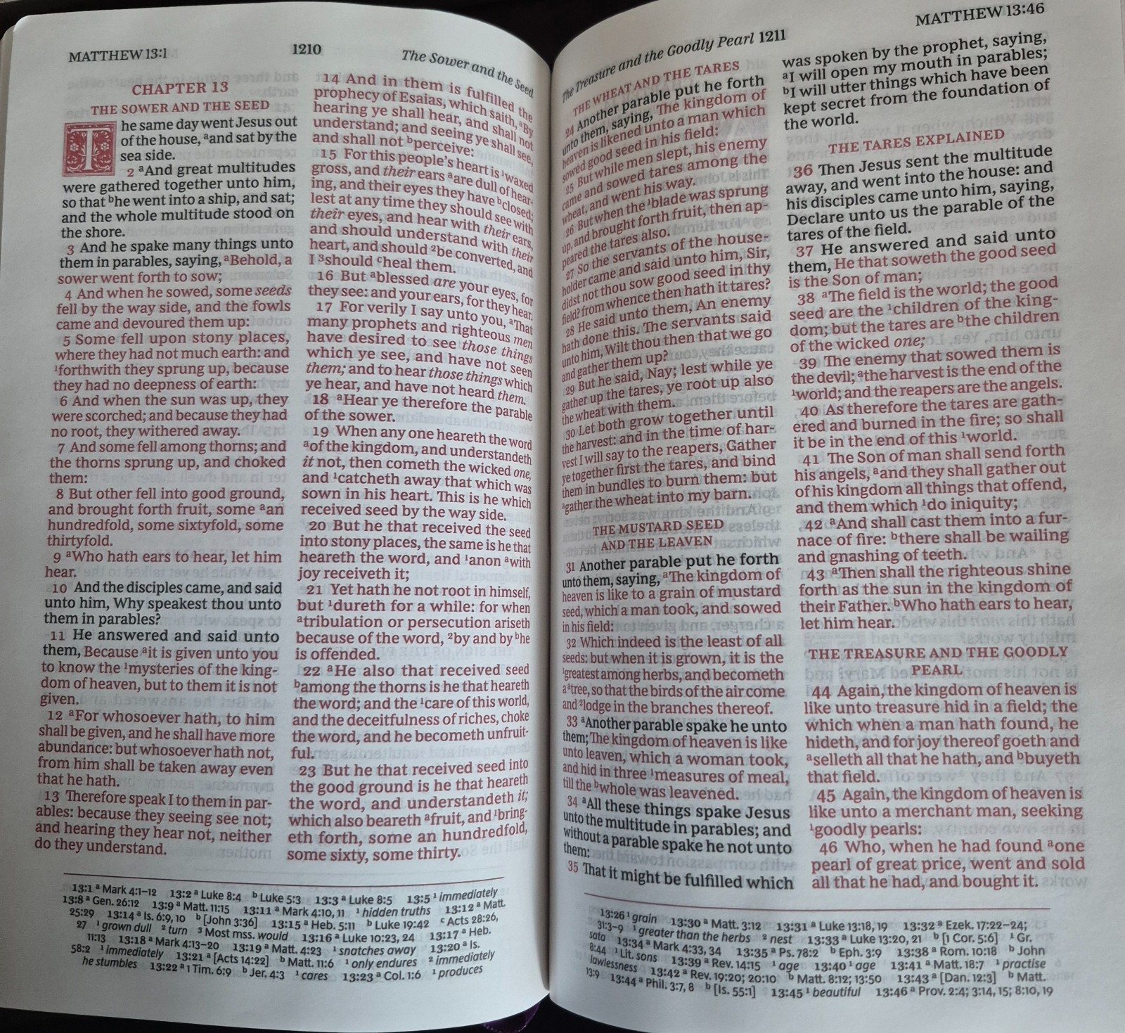Sovereign Collection KJV Bible (Personal Size, Leathersoft Purple) NEW in Sleeve