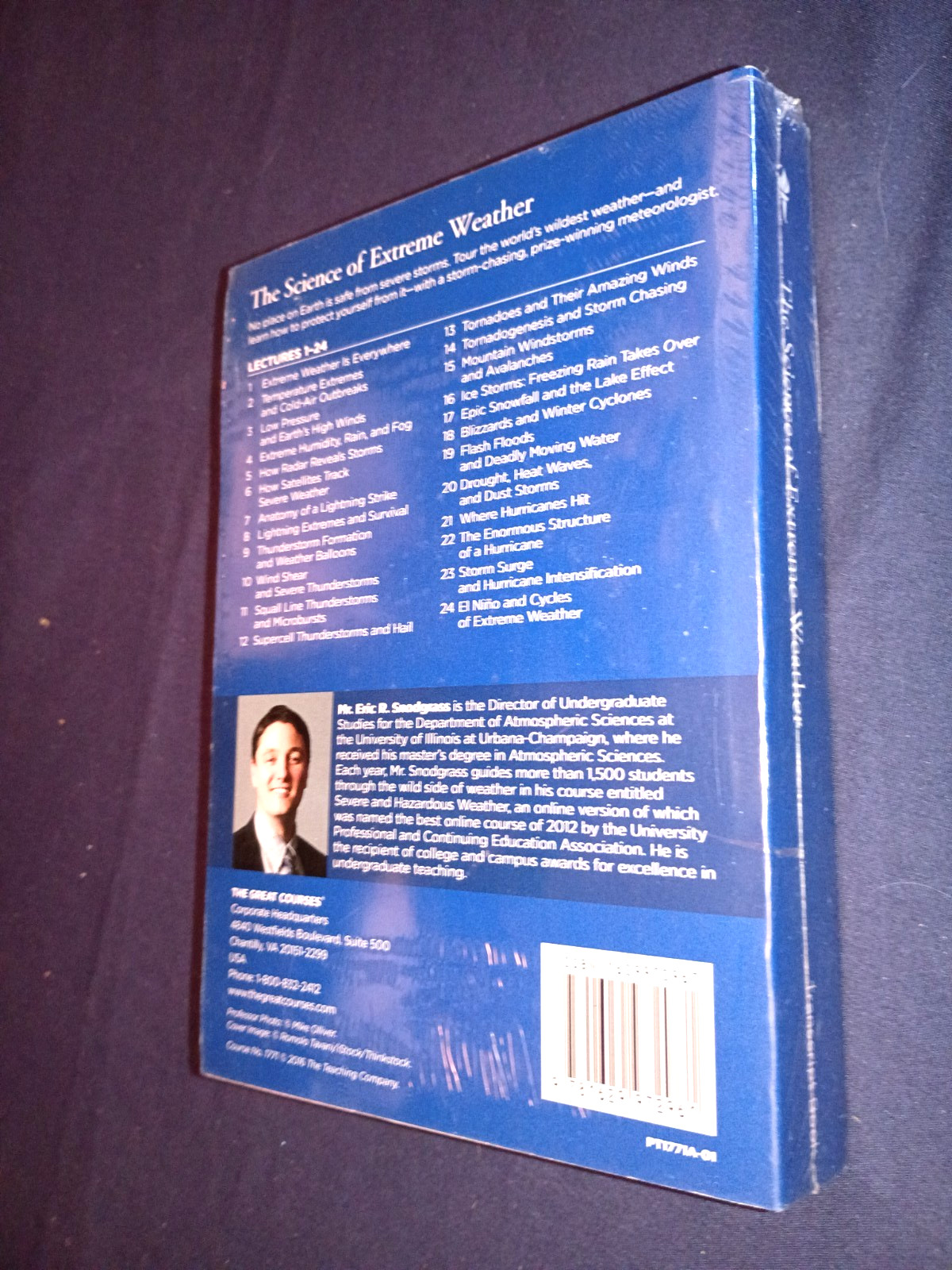 Great Courses TRANSCRIPTS : THE SCIENCE OF EXTREME WEATHER sealed
