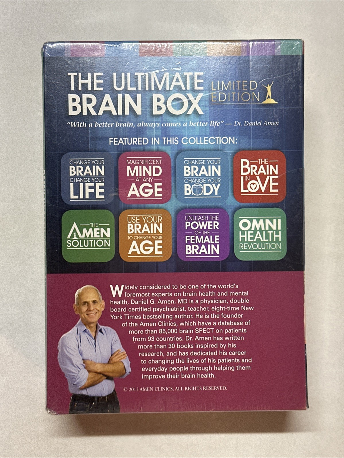 NEW Ultimate Brain Box by Daniel G. Amen Sealed (2014, DVD)