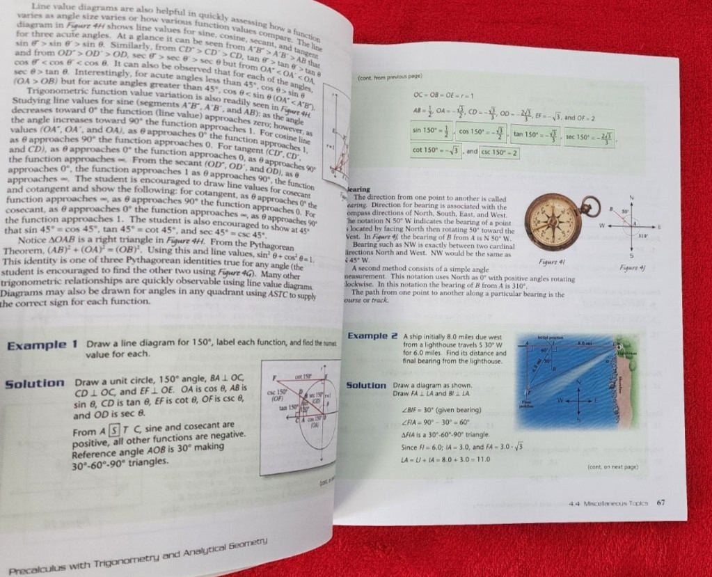 Abeka A Beka Book PRECALCULUS with Trigonometry and Analytical Geometry 11579713