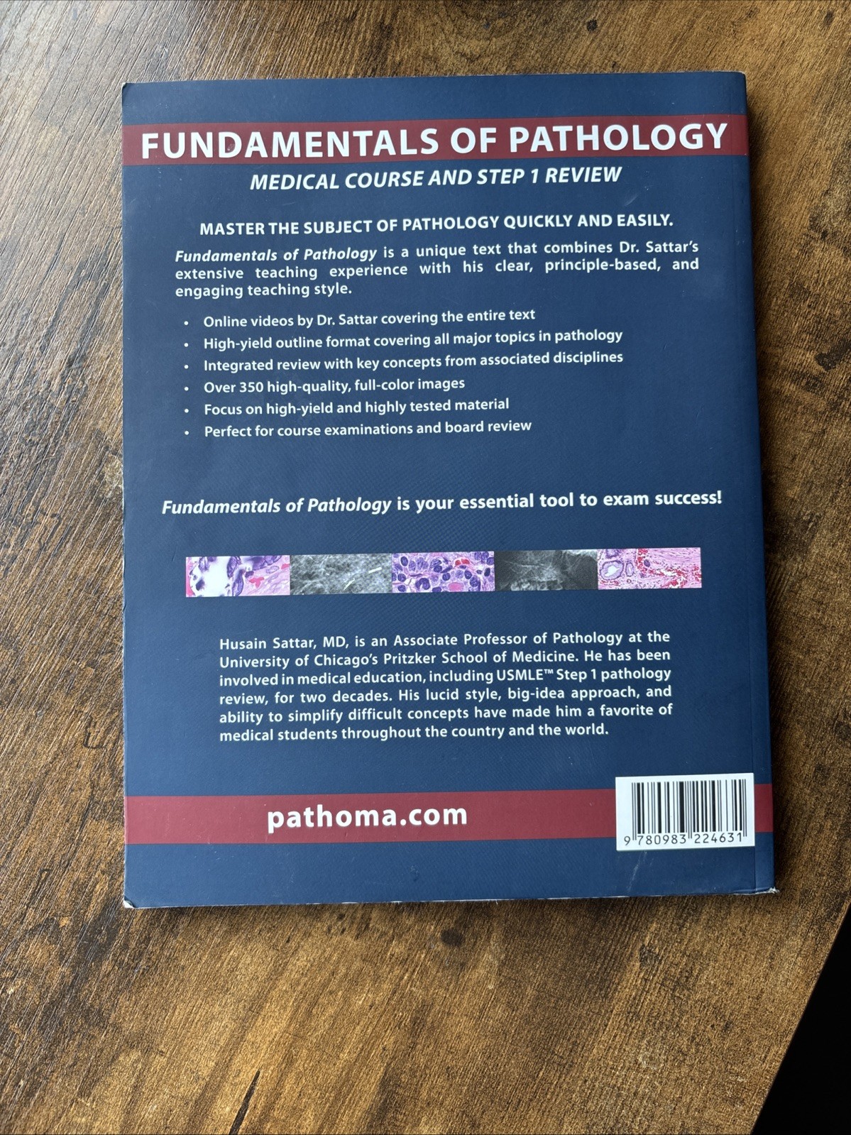 Fundamentals of Pathology 2022 by Hussain A. Sattar Illustrated Medical Textbook