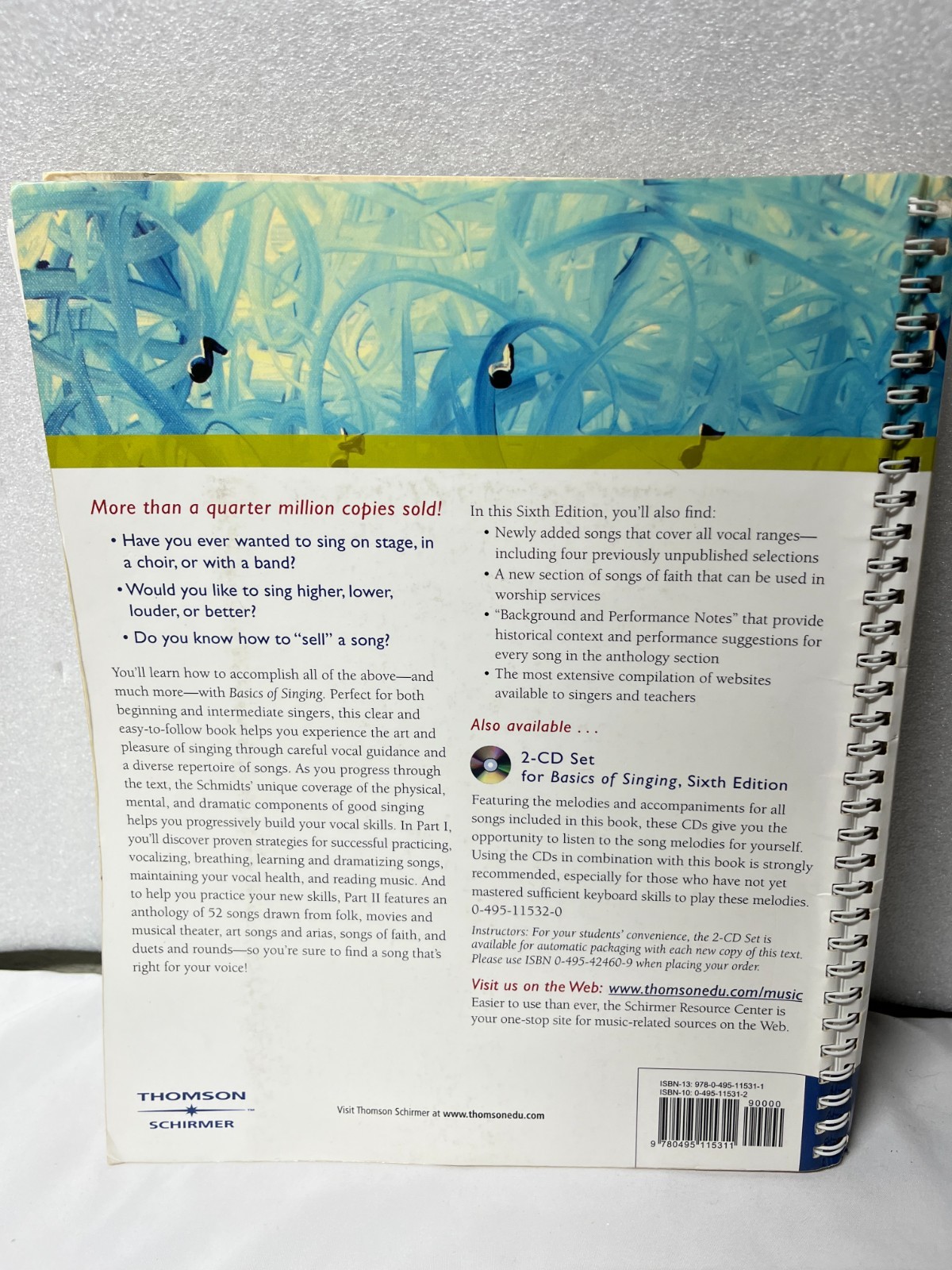 Basics of Singing by Heidi Counsell Schmidt and Jan Schmidt (2007, Trade…