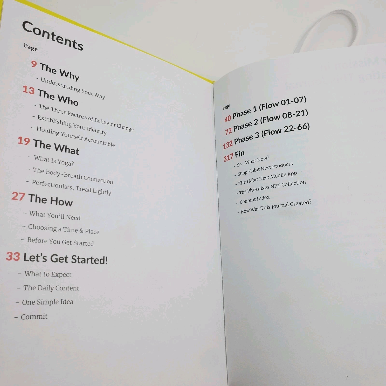 The Yoga Sidekick Journal Vol 1 Habit Nest Flow Your Way to Good Health Hardback