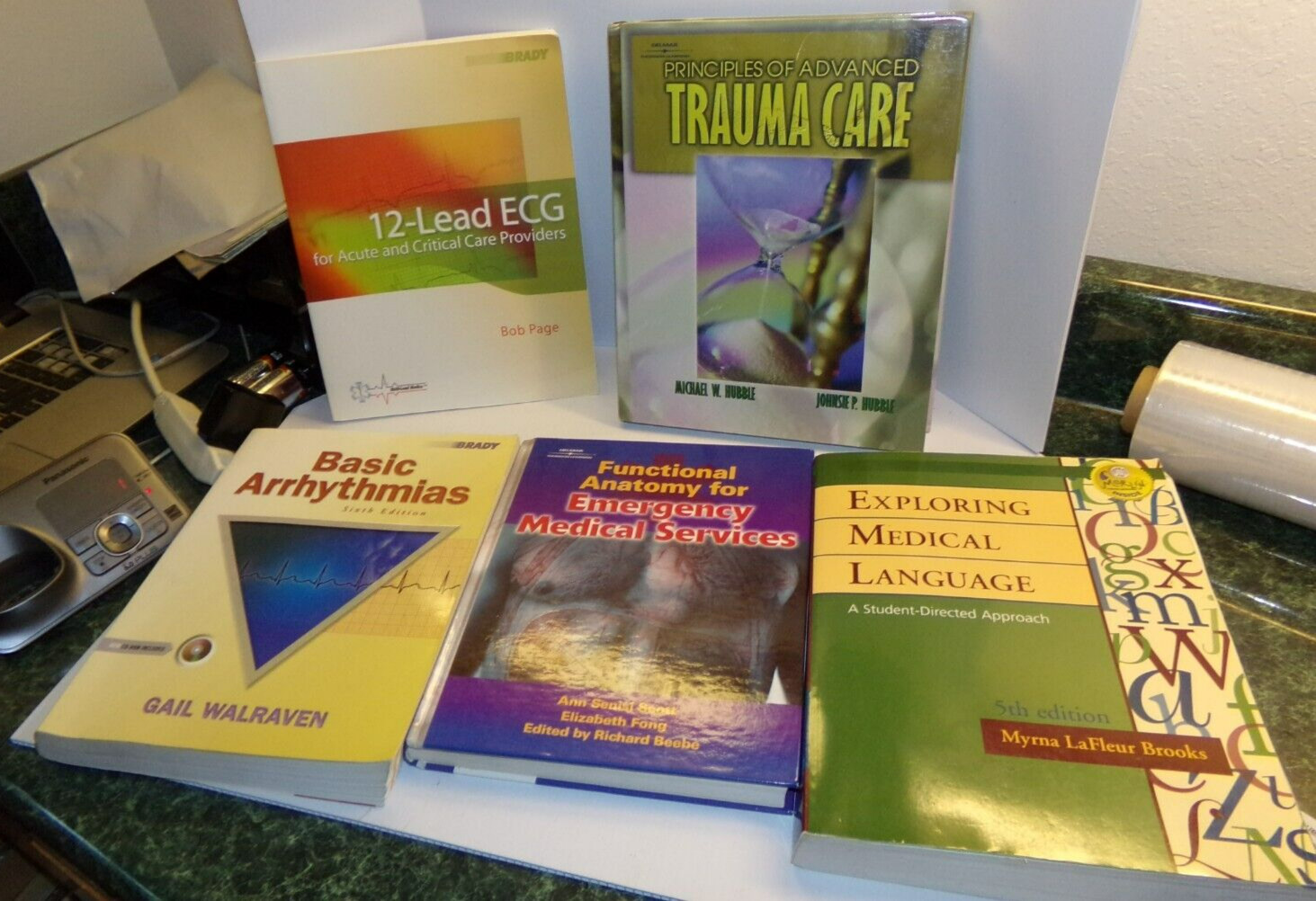 Brady Paramedic Care, 2nd, 5 Volumes, plus others (Total 10 Textbooks)