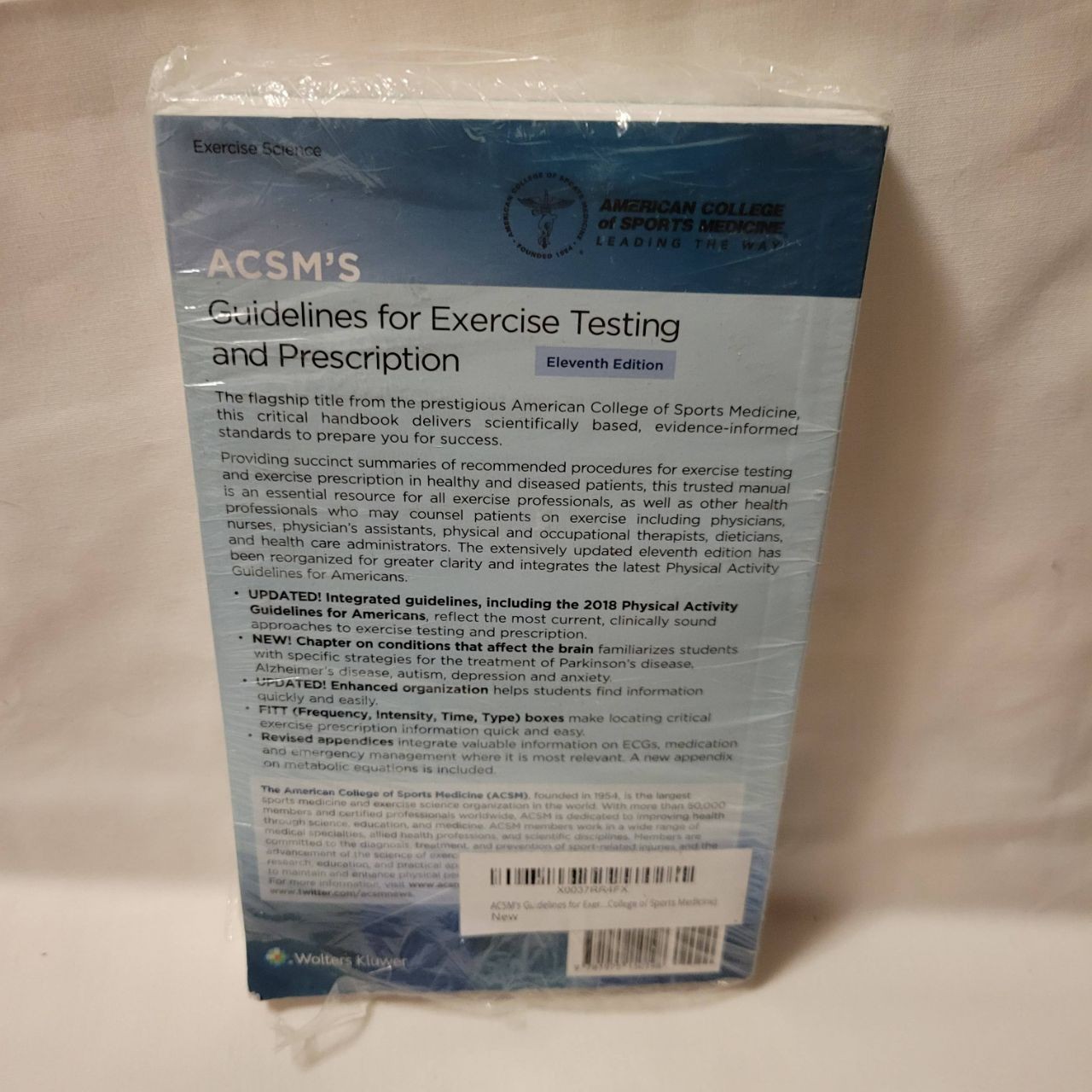 ACSM’s Guidelines for Exercise Testing and Prescription 11th Edition New