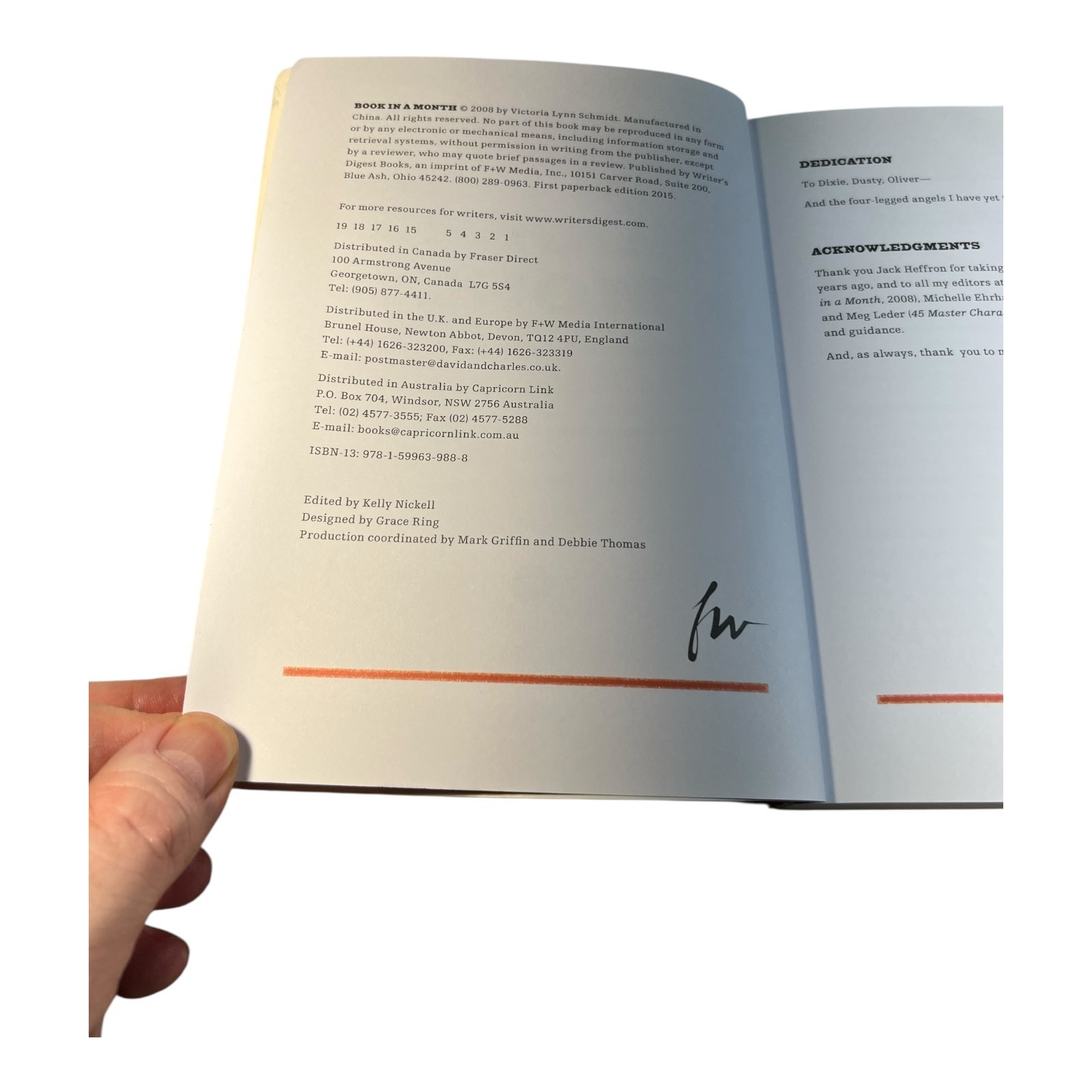 Book in a Month by Victoria Lynn Schmidt PhD | Novel Writing Guide