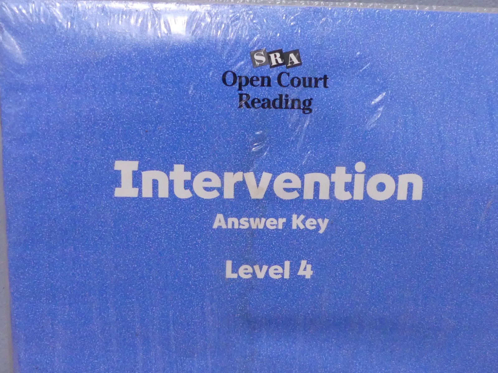 Lot 5 SRA McGraw Key Open Court Reading Intervention Answer Key Level 4 New