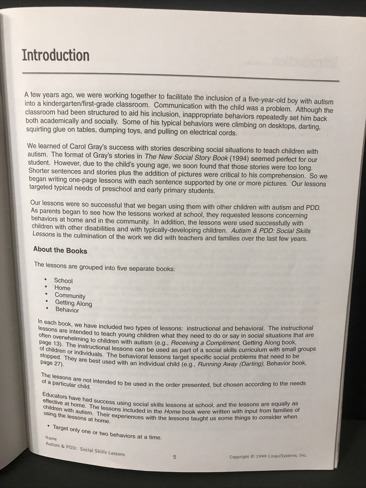 AUTISM & PDD SOCIAL SKILLS LESSONS – Linguisystems