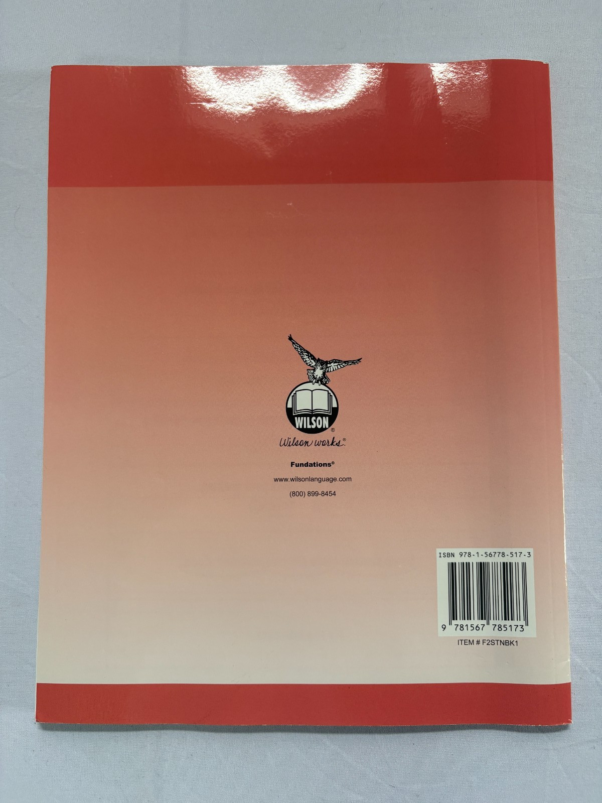 Very Good Wilson Fundations Student Notebook Level 1 Phonics Single