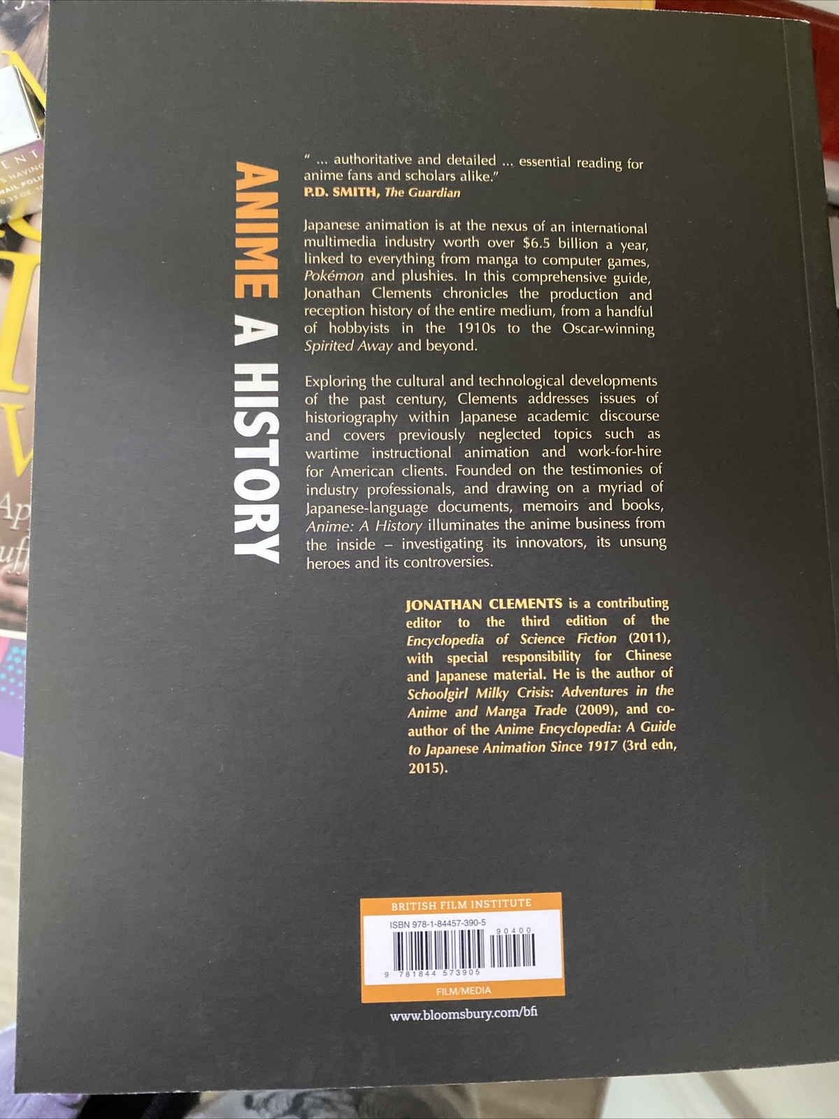 Anime A History Paperback by Jonathan Clements, Brand New USA Seller