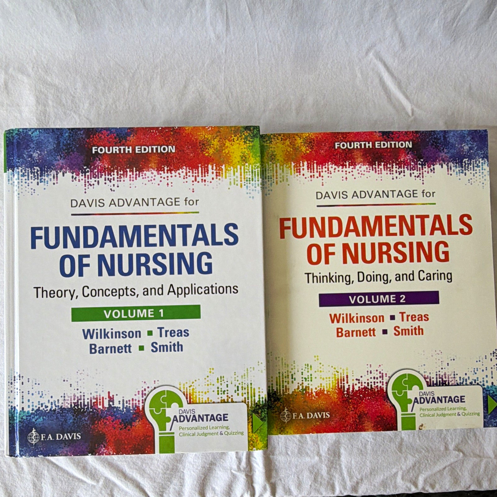 F.A. Davis Davis Advantage Fundamentals of Nursing 4th Ed Vol 1-2, 2019