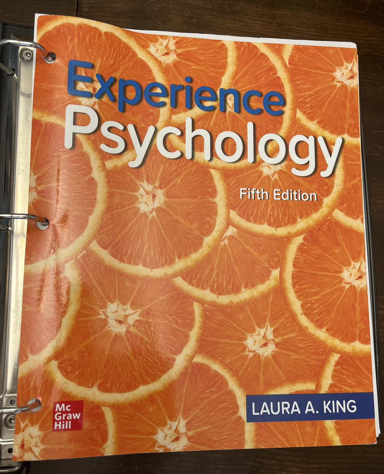 Loose Leaf Experience Psychology by Laura A. King (2021, Ringbound)