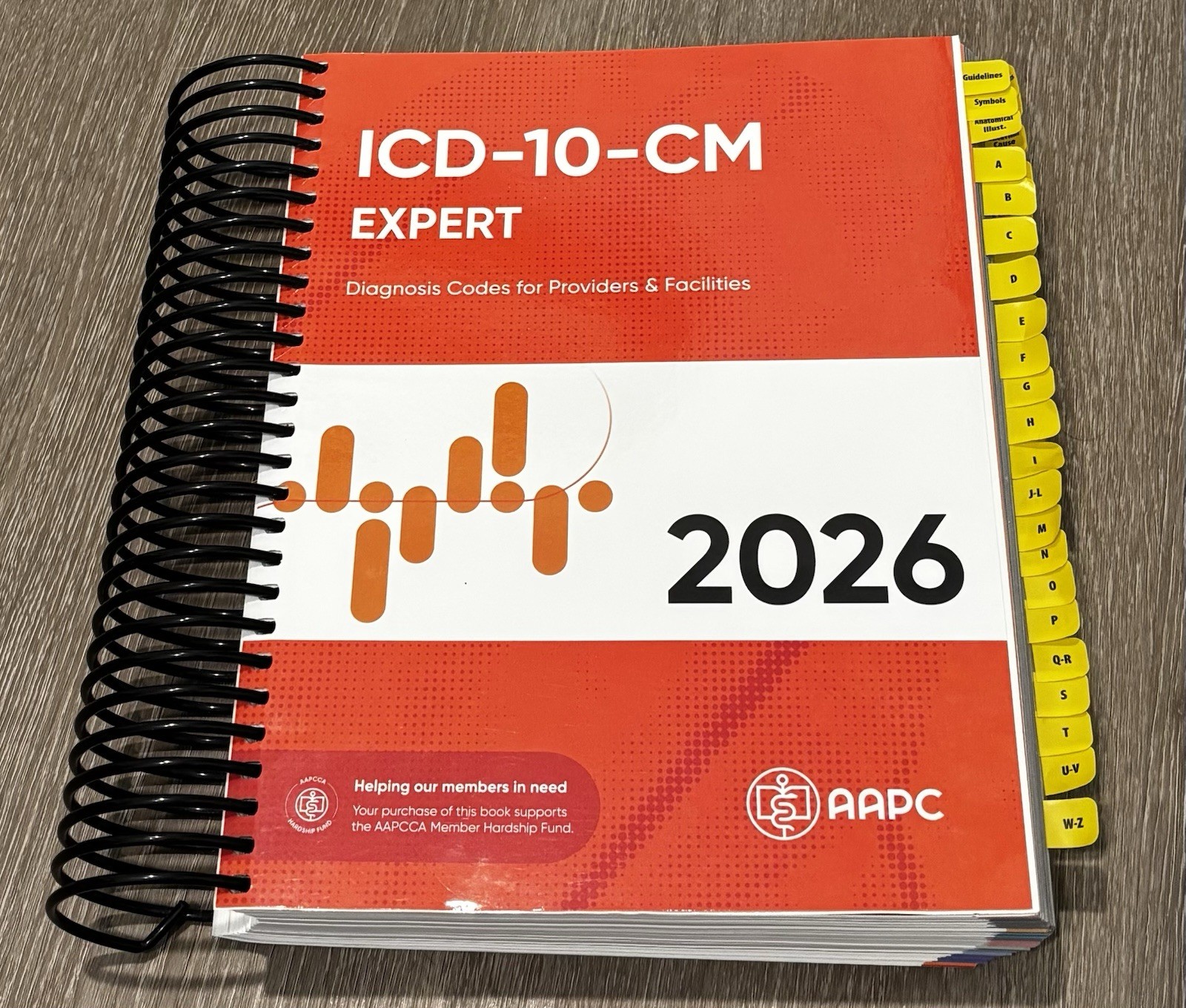 ICD-10-CM 2026 Coding Manual – Tabbed – Medical Coding Diagnosis Book