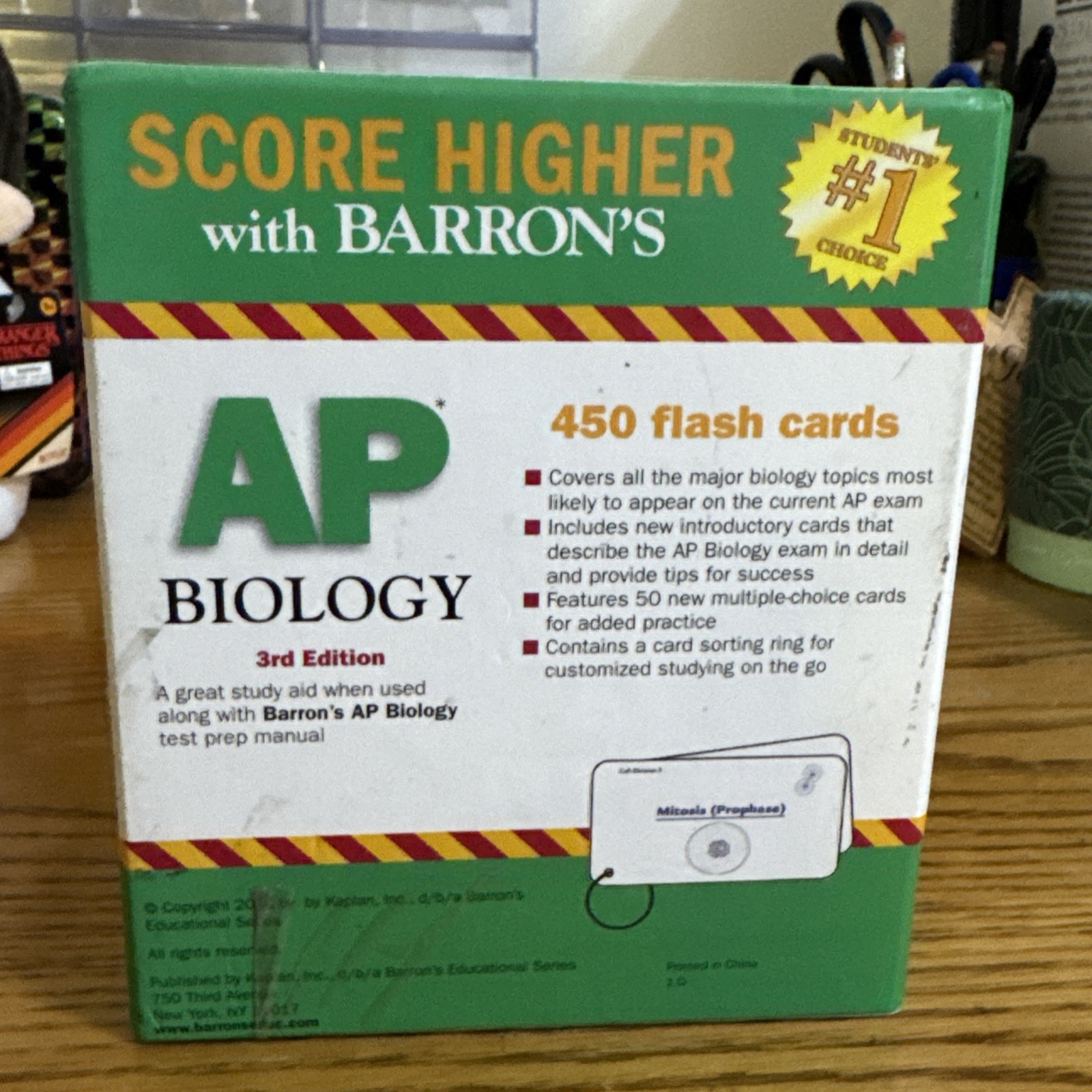 Barron’s Ap Ser.: AP Biology Flash Cards by Deborah T. Goldberg 2016-Flash Cards