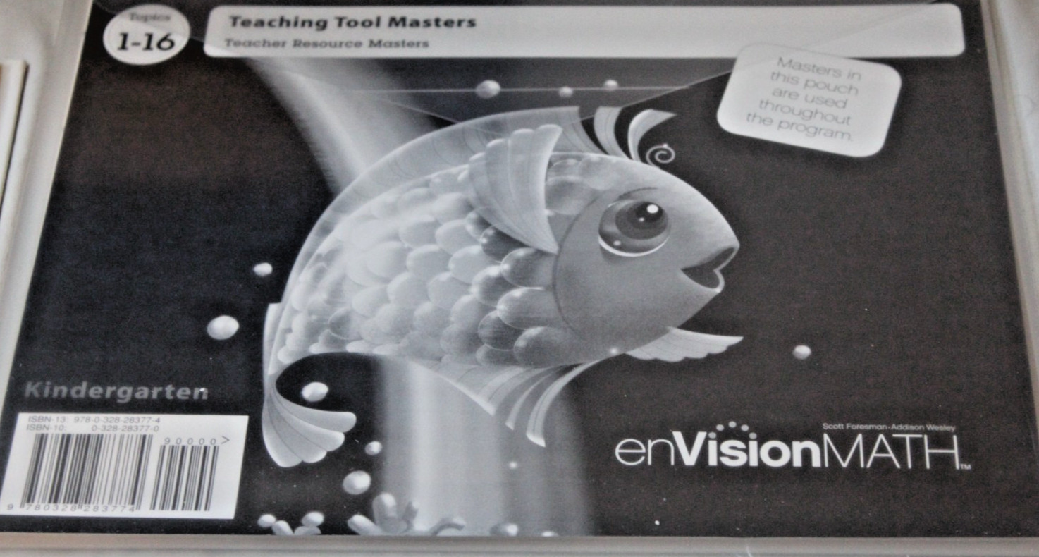 Savvas Envision Mathematics Grade K Topics 1-16 Teacher’s Edition Set