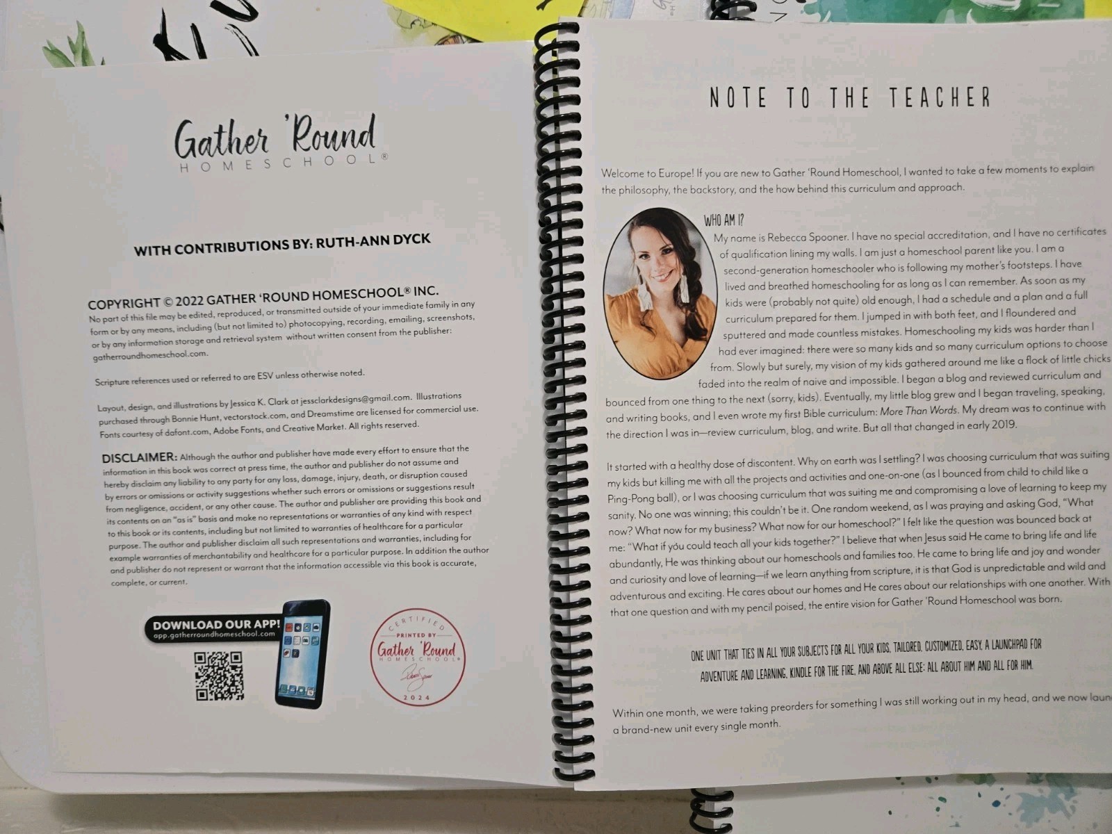 Gather Round Europe Unit 4 Books Teacher, High School, Middle School & Recipes
